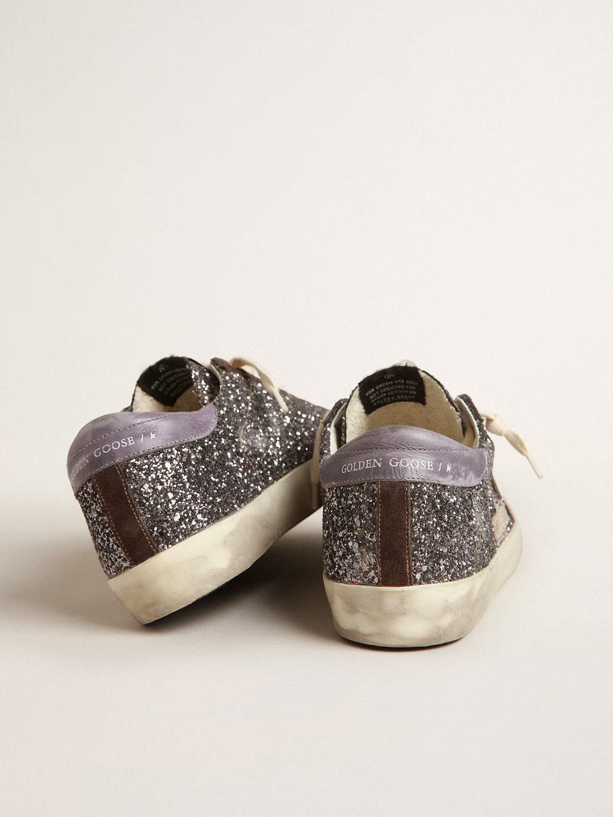 Super-Star Sneakers Glitter / Brown / Lilac