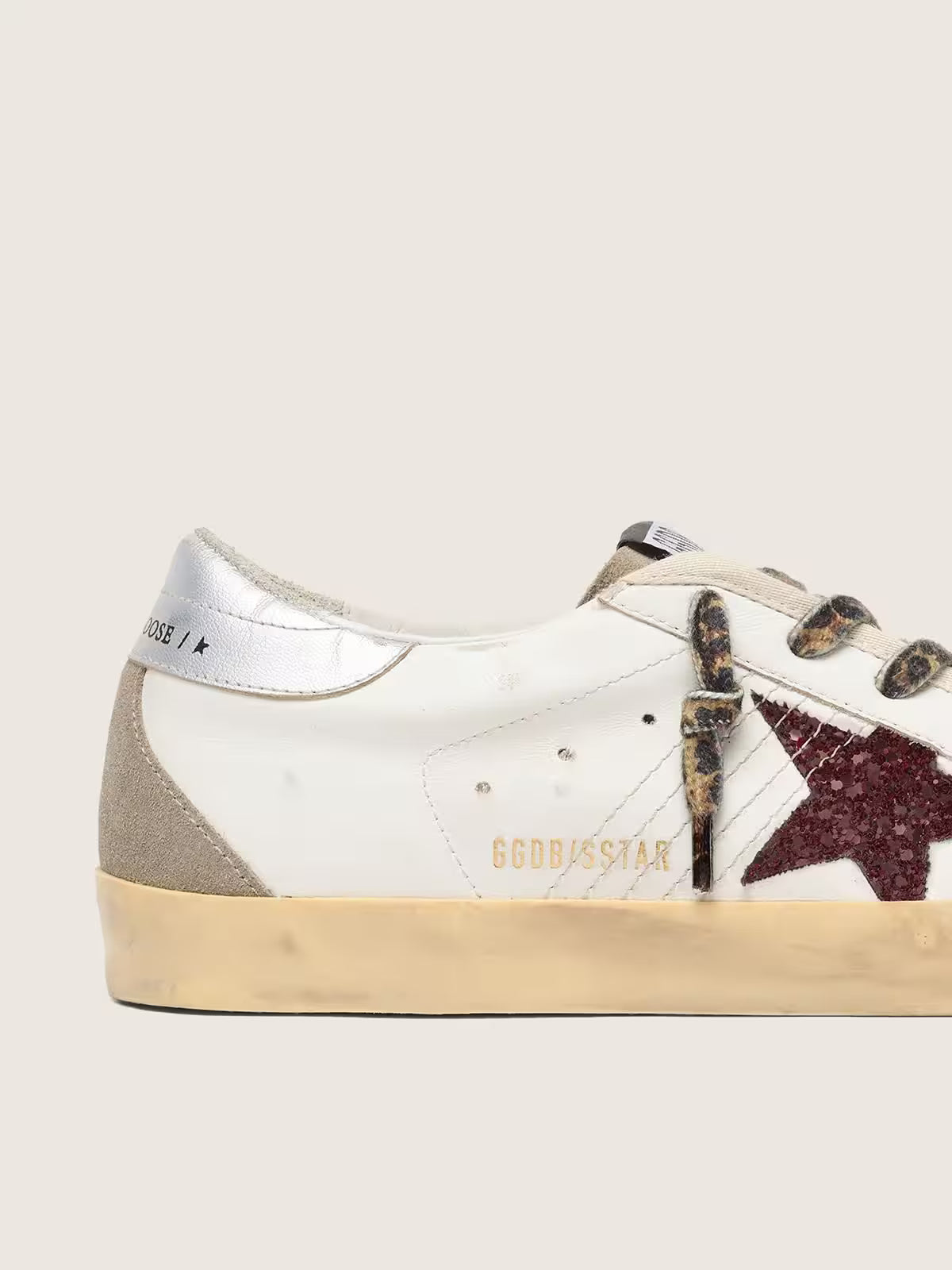 Super-Star Sneakers White / Burgundy / Silver
