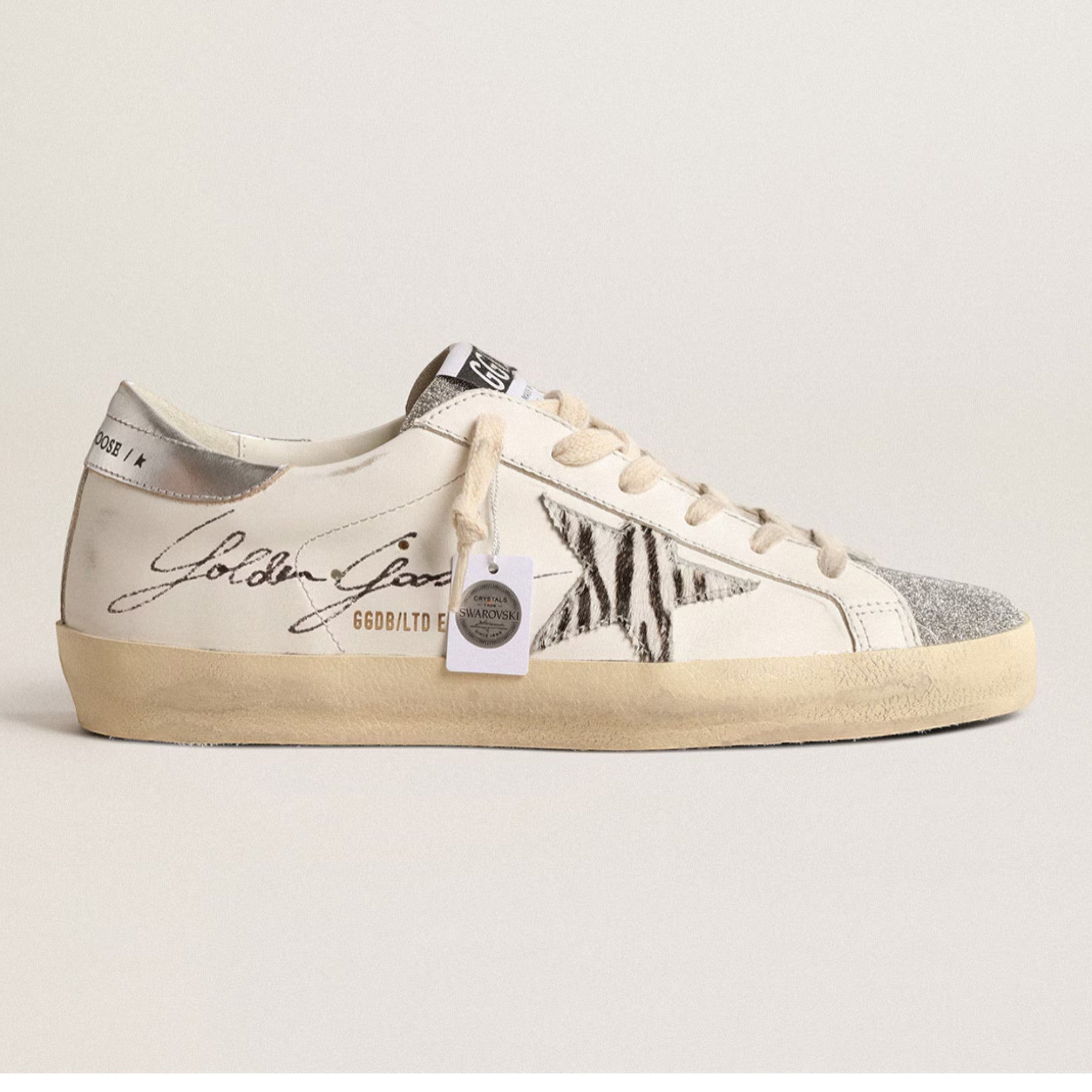 Super-Star Sneakers White Swarovski