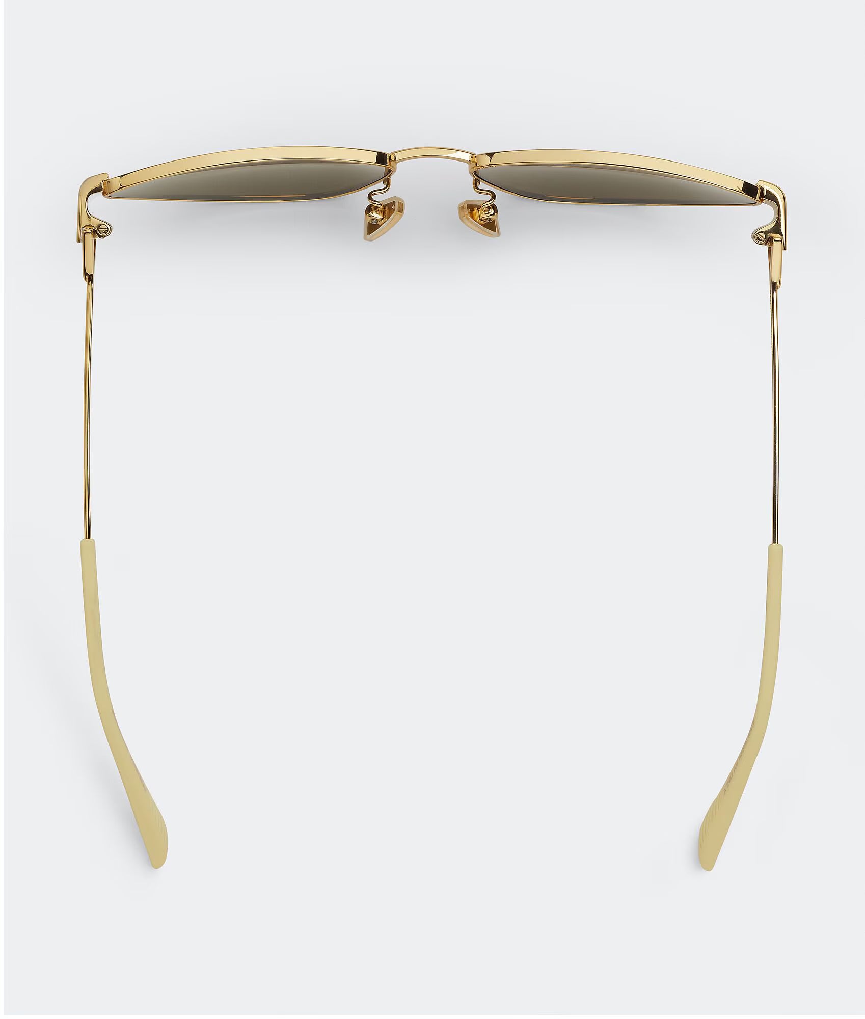 Turn Cat-Eye Sunglasses Gold Brown