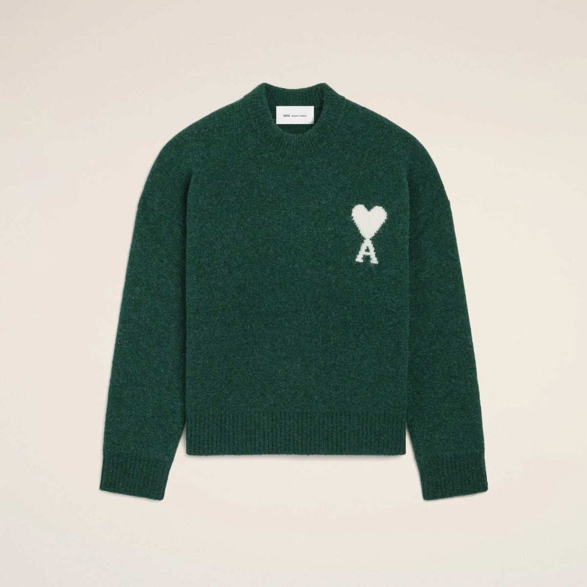 Ami de Coeur Alpaca Crewneck Green