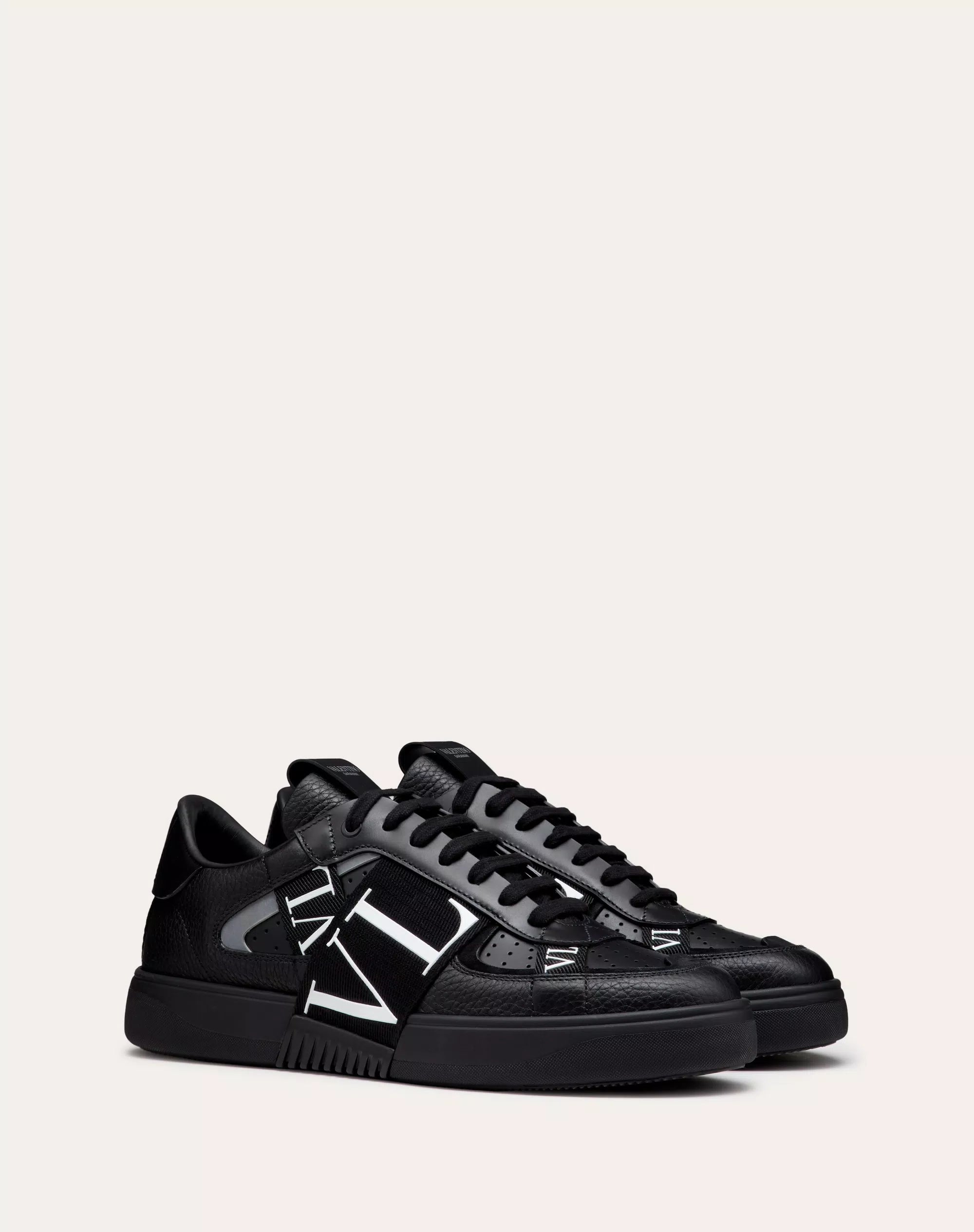 Valentino Garavani Low-Top Calfskin VL7N Sneaker with Bands