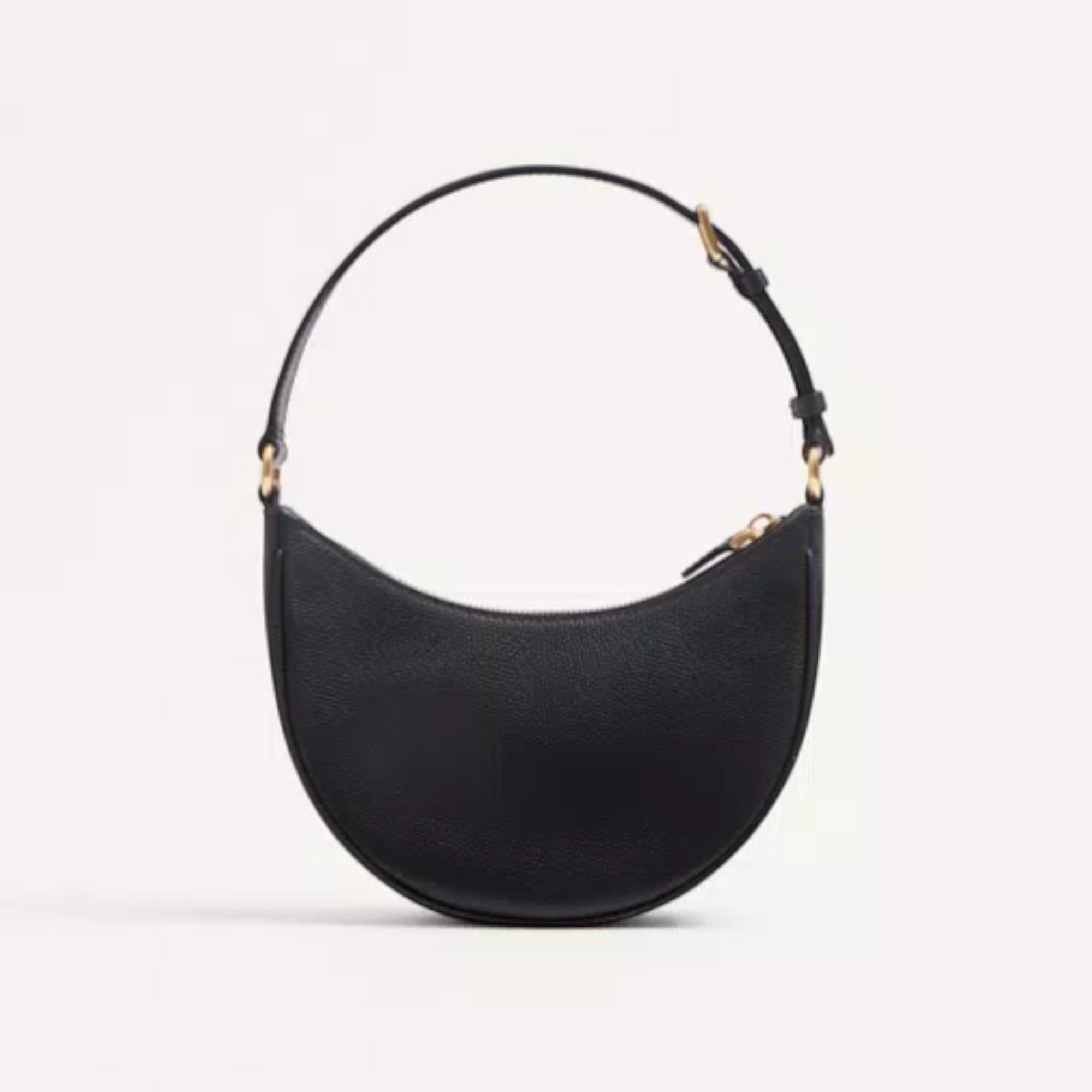 VLogo Signature Mini Hobo Bag Black
