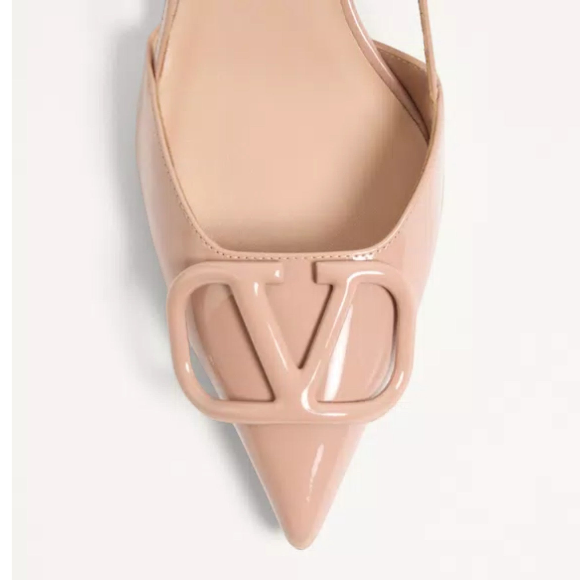VLogo Signature Slingback Pumps Rose Cannelle