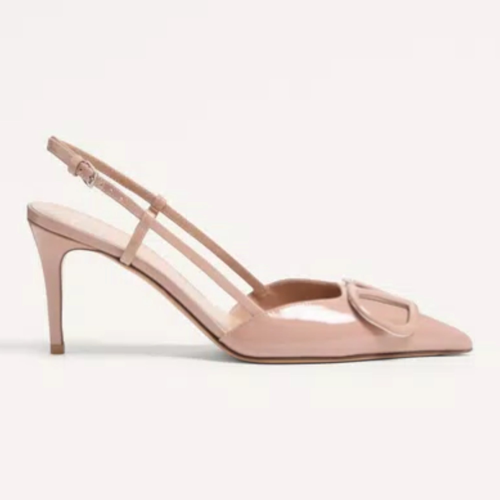 VLogo Signature Slingback Pumps Rose Cannelle