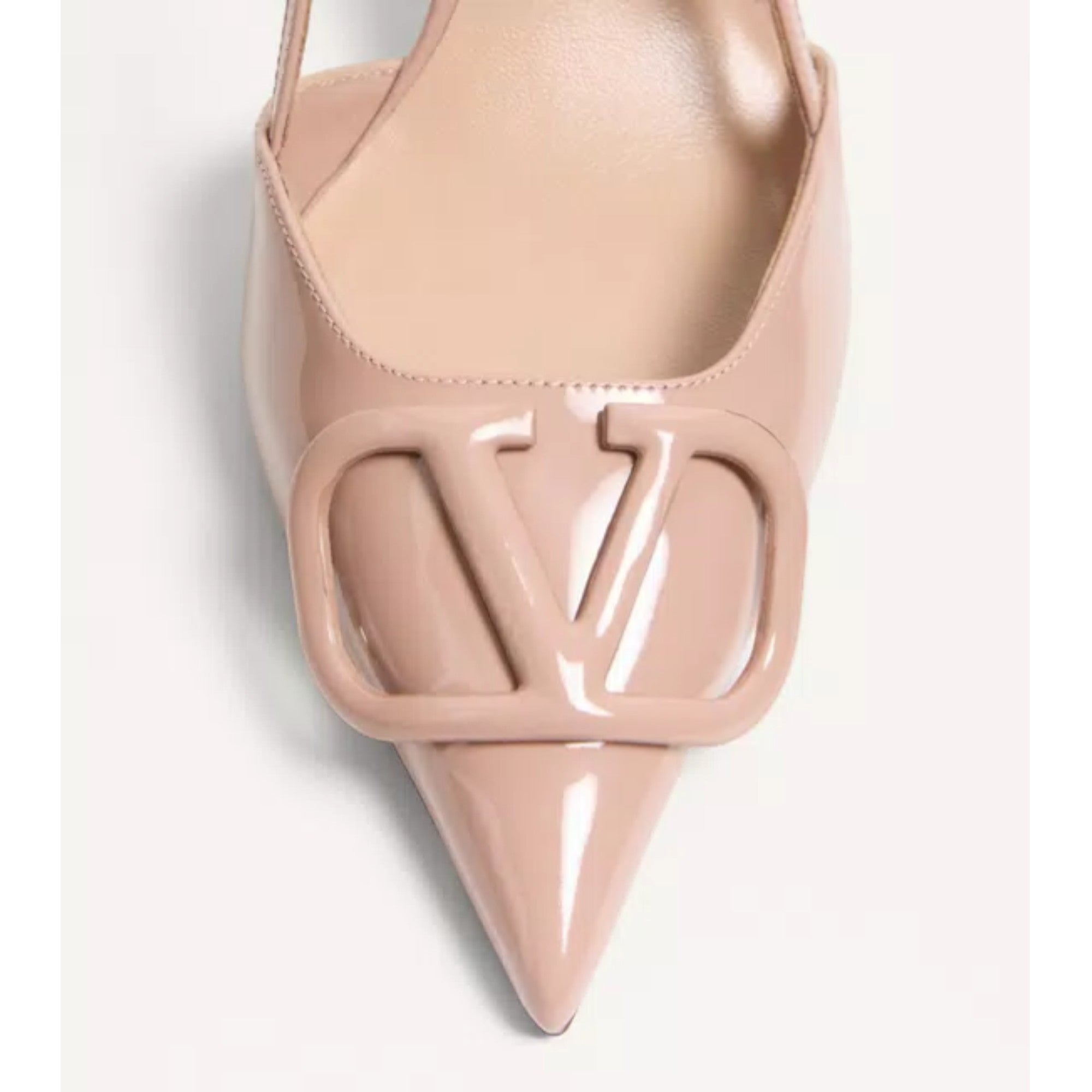 VLogo Signature Slingback Pumps Rose Cannelle