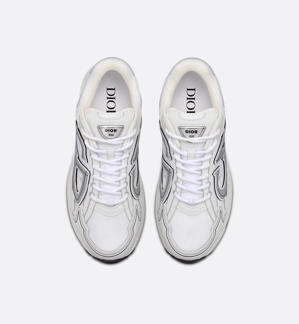 Dior B30 Countdown Sneakers White Technical Mesh