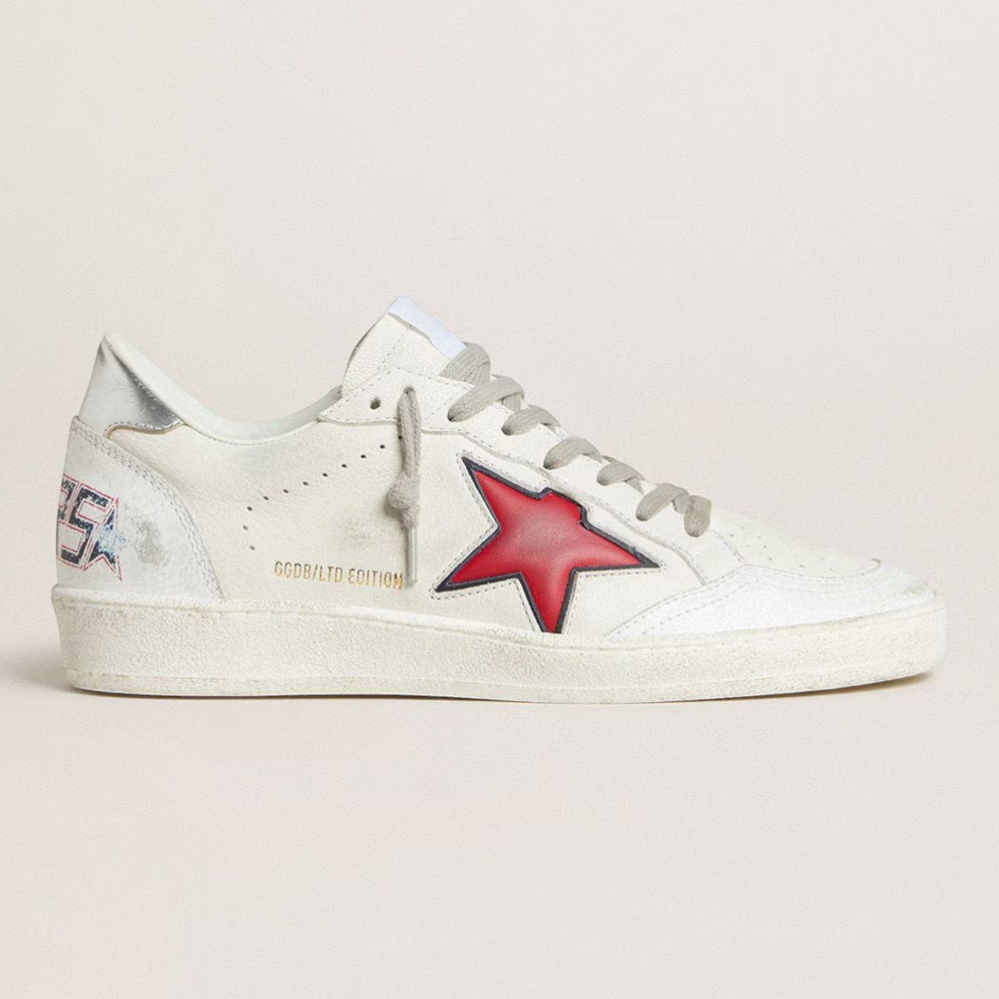 Ball Star LTD Sneakers White / Red / Silver