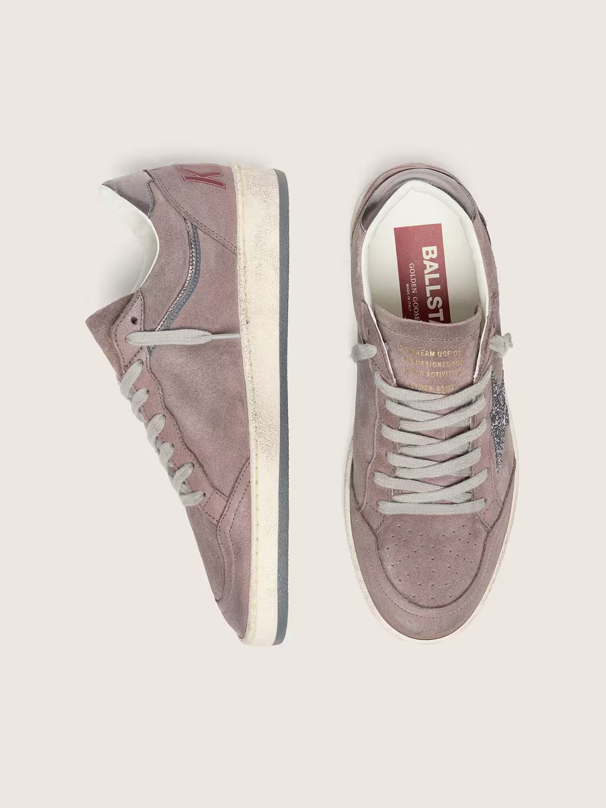 Ball Star Sneakers Lavender / Silver