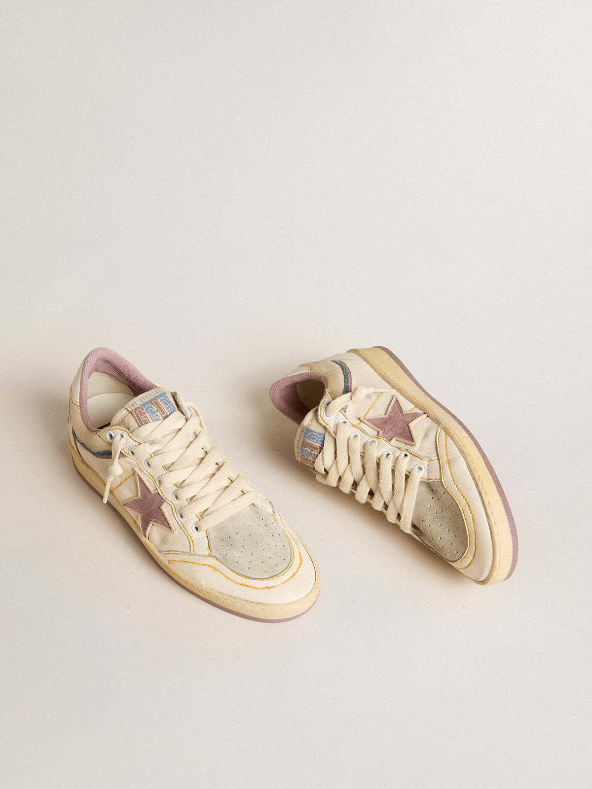 Ball Star Sneakers White / Mauve