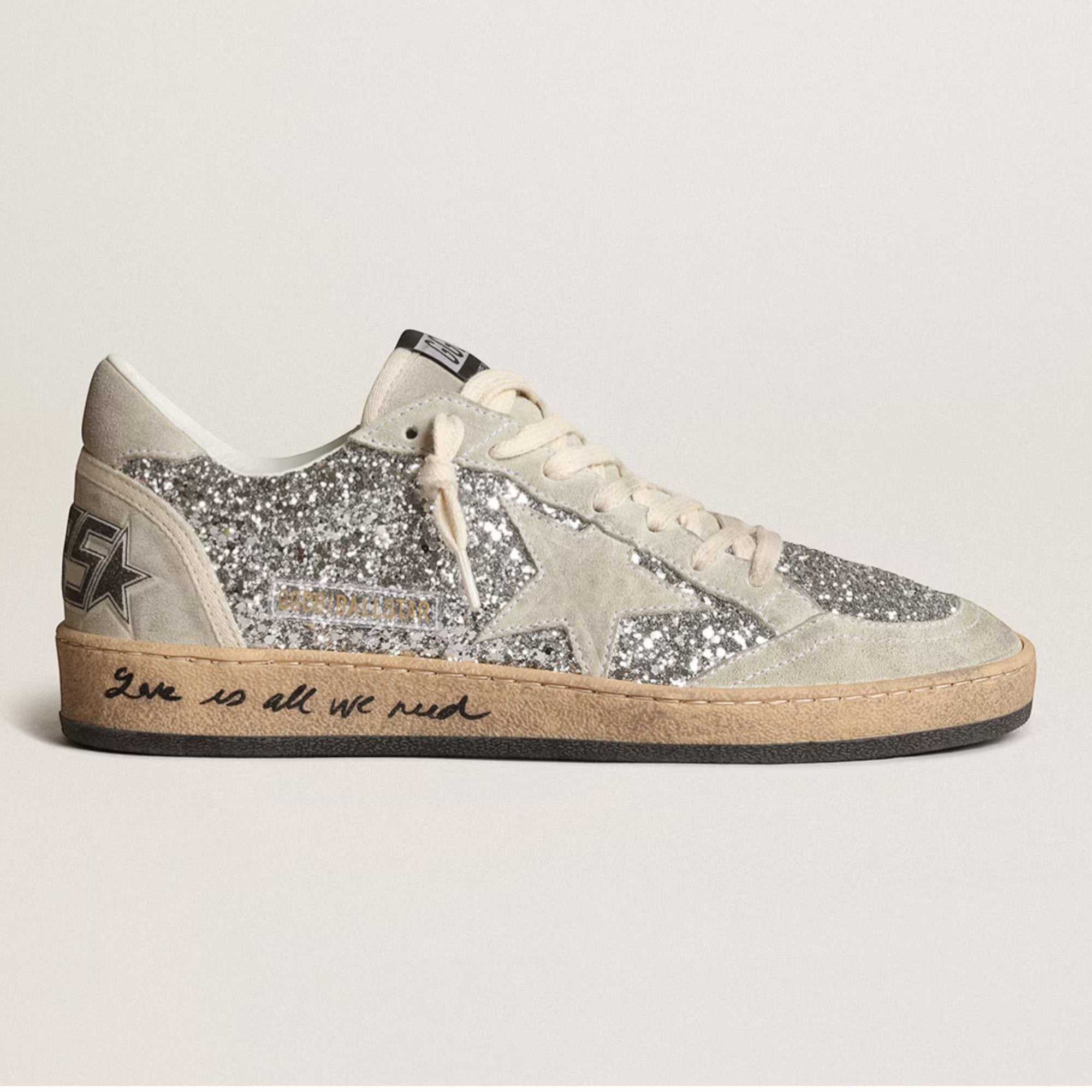 Ball Star Sneakers Silver / Ice Grey