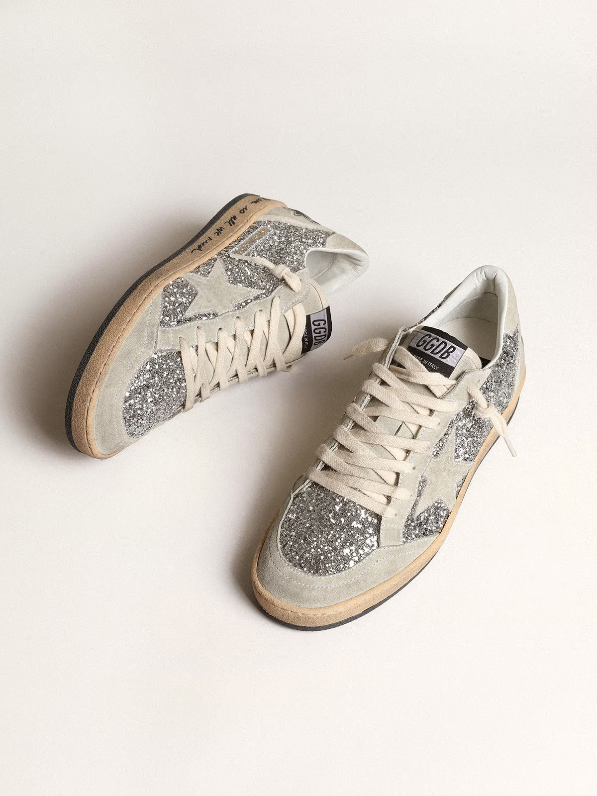 Ball Star Sneakers Silver / Ice Grey