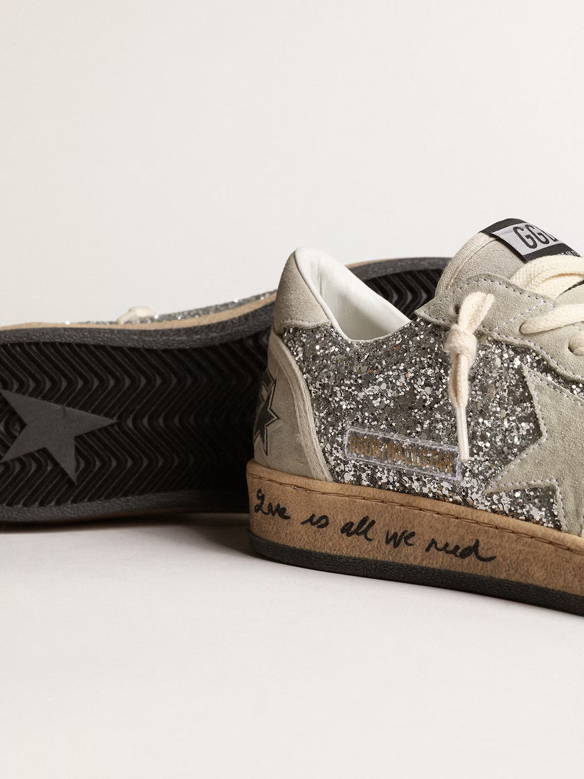 Ball Star Sneakers Silver / Ice Grey