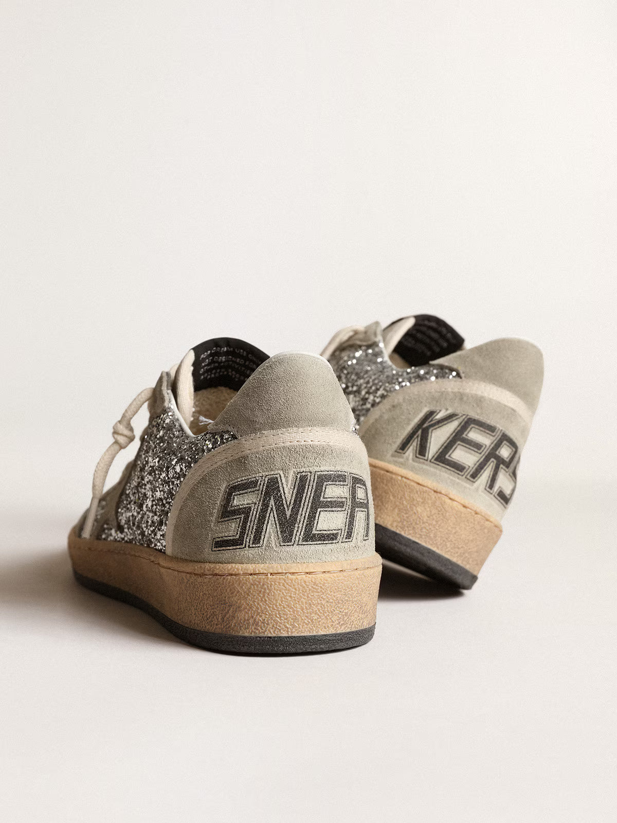 Ball Star Sneakers Silver / Ice Grey