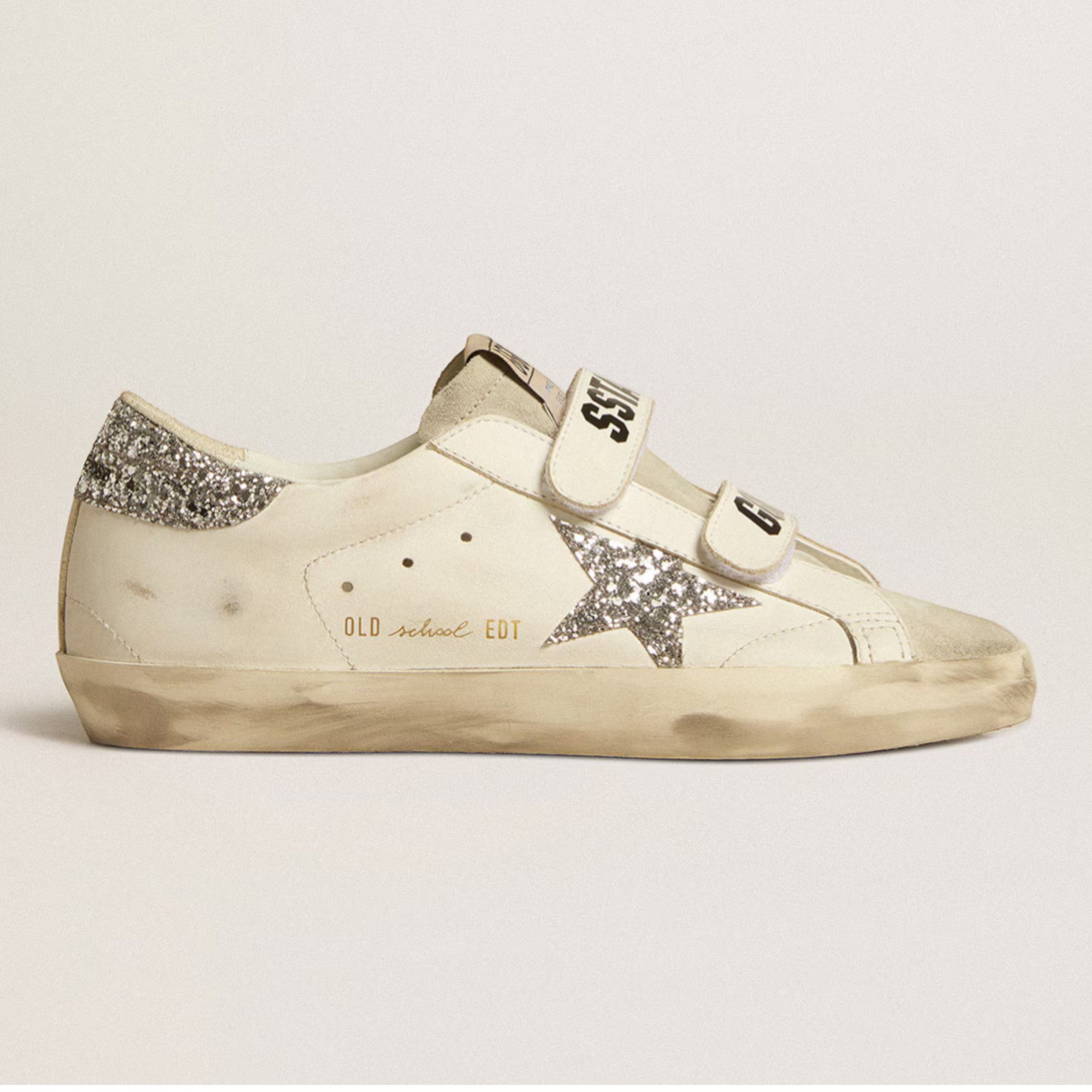 Old School Sneakers White / Silver / Ice Grey