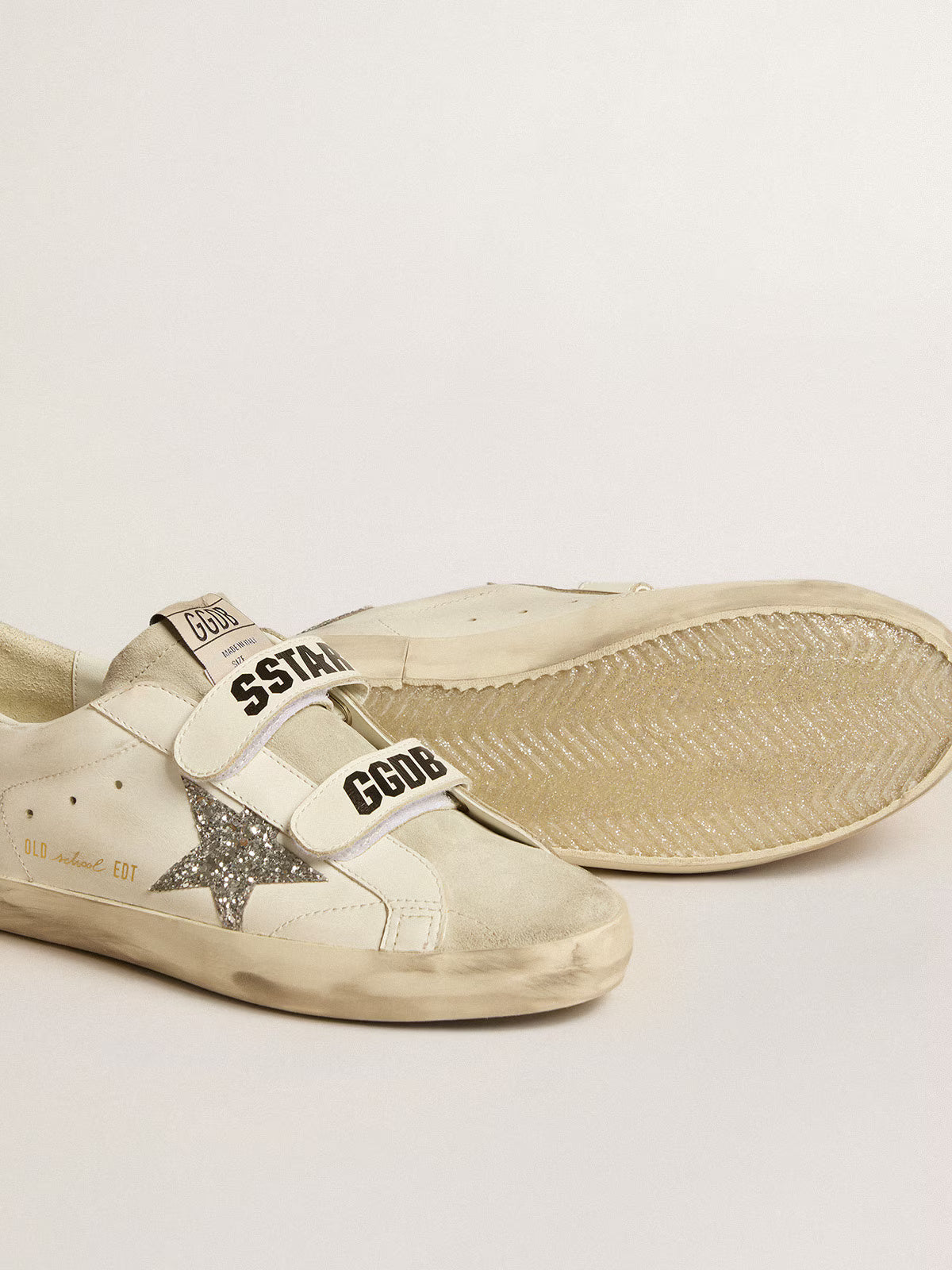 Old School Sneakers White / Silver / Ice Grey