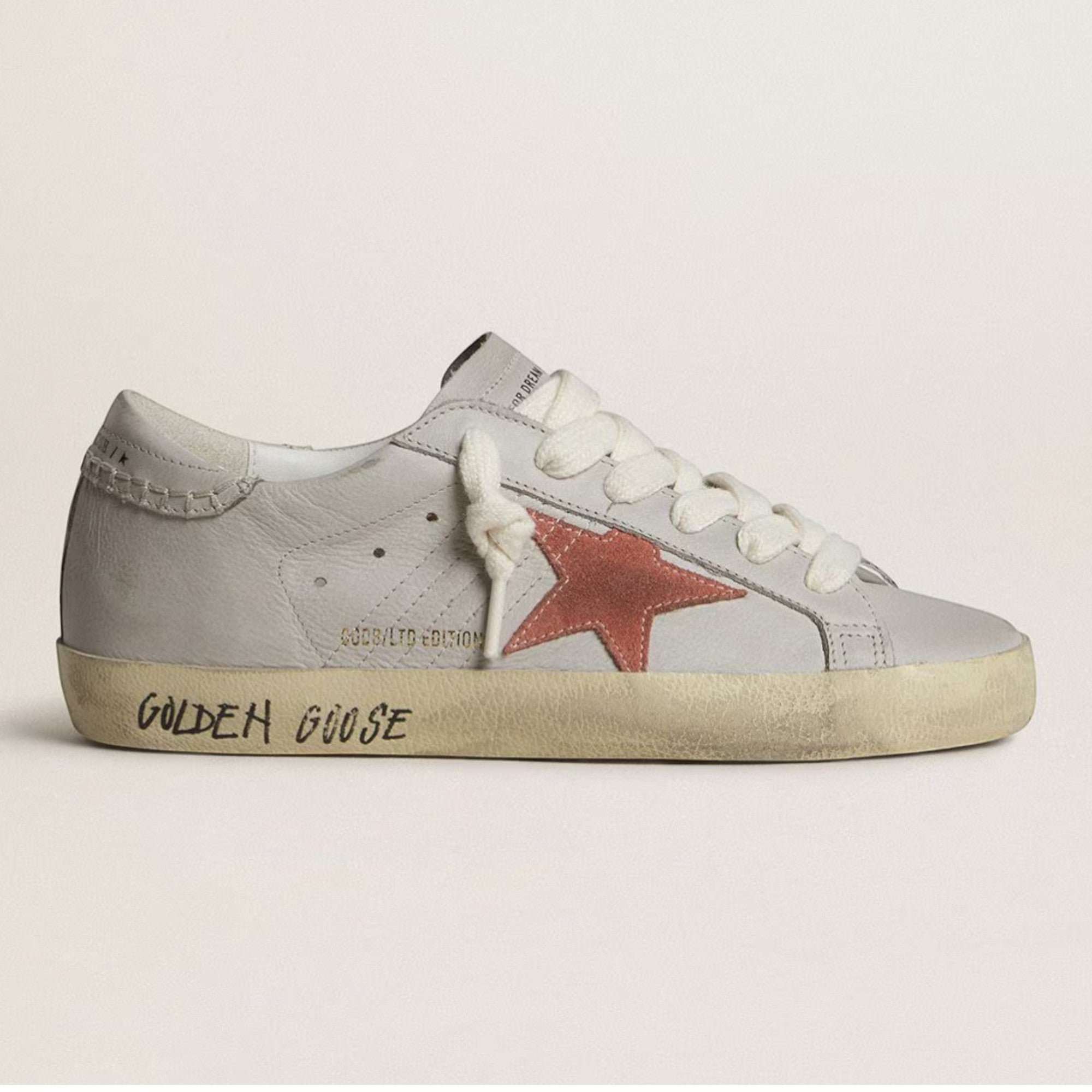 Super-Star LTD Sneakers Grey / Brick Red