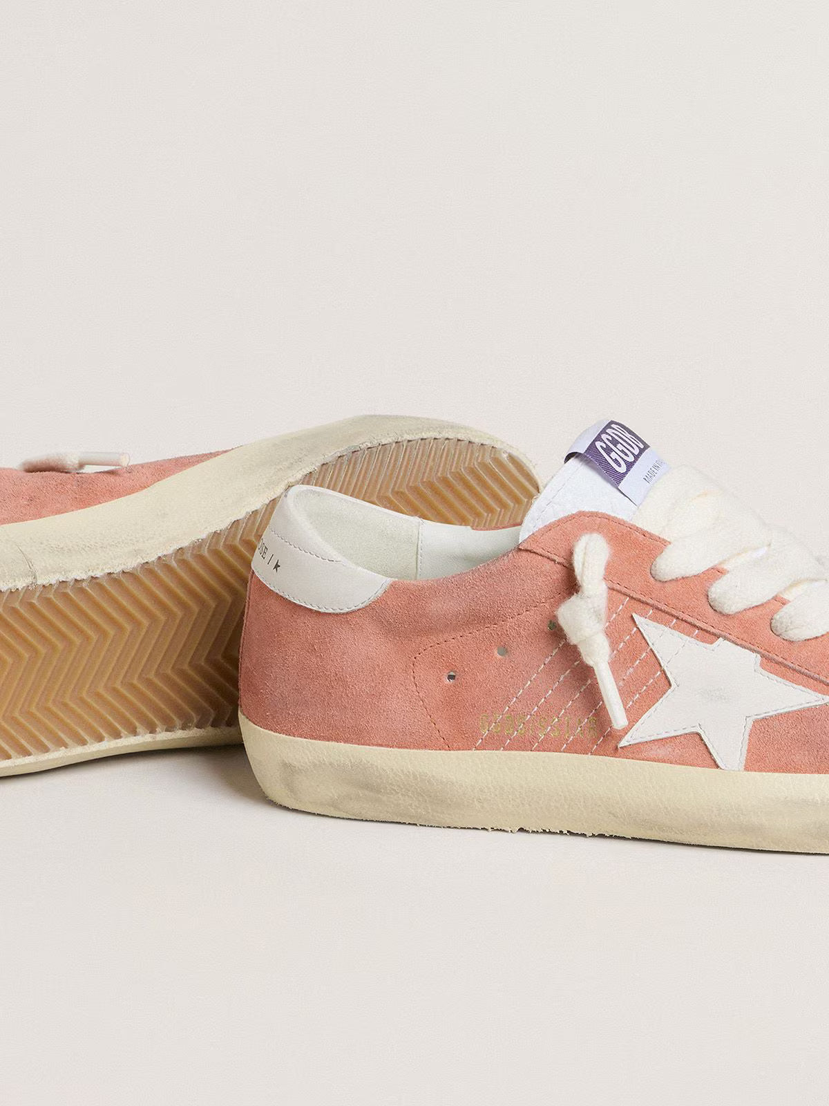 Super-Star Sneakers Coral / White