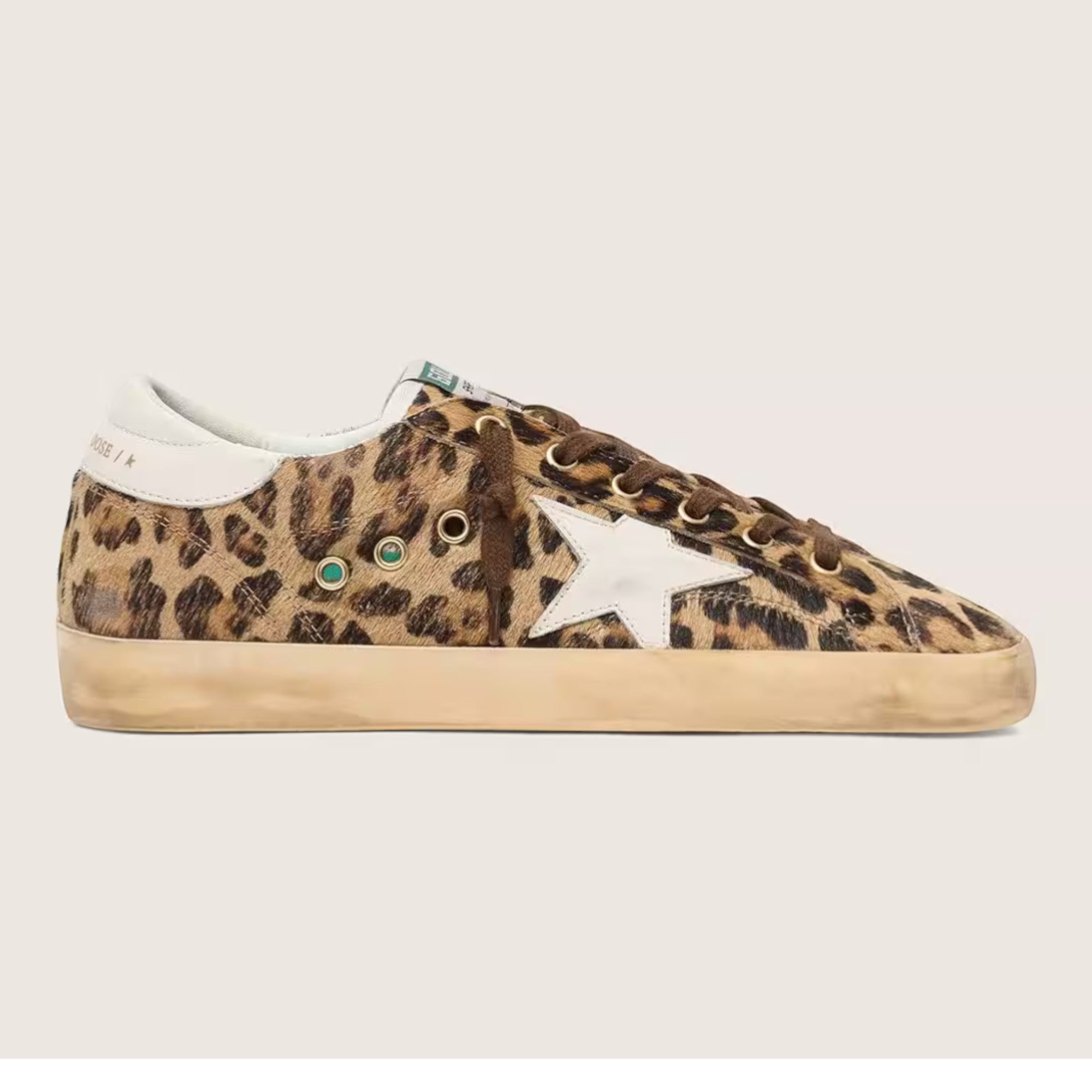 Super-Star Sneakers Leopard / White