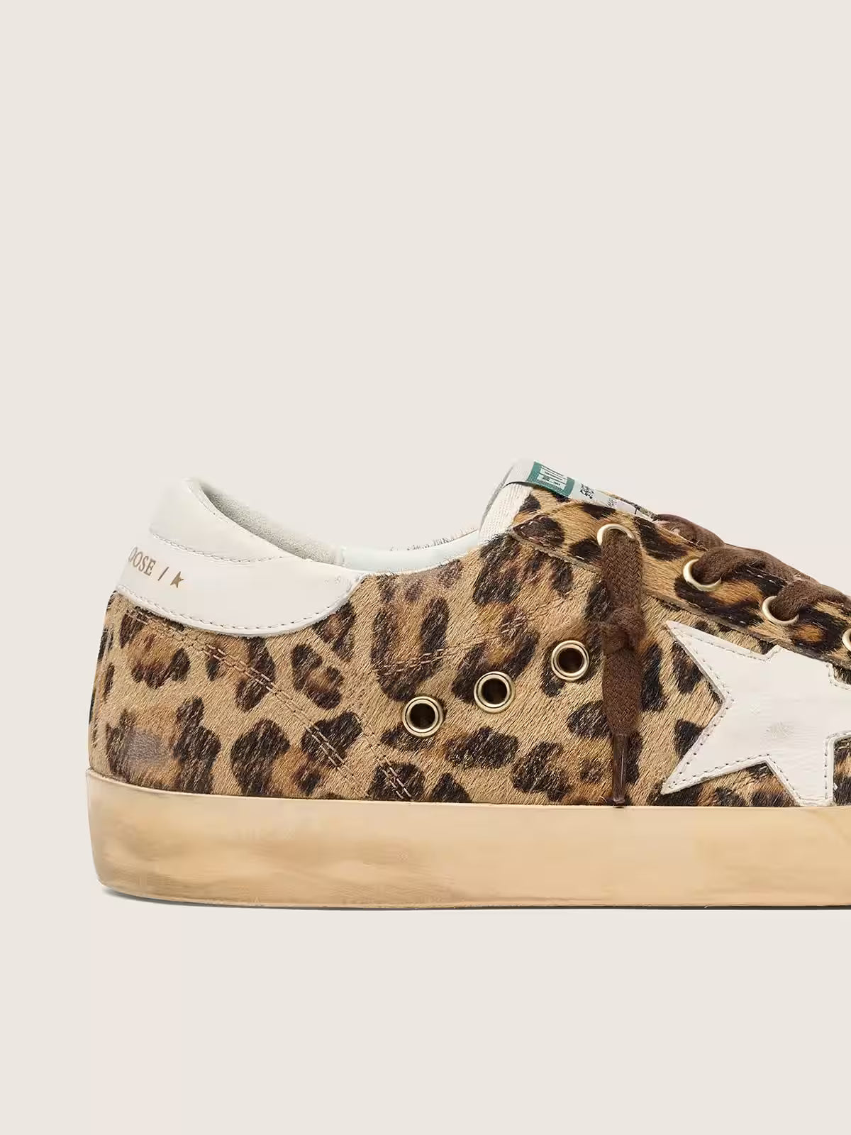 Super-Star Sneakers Leopard / White