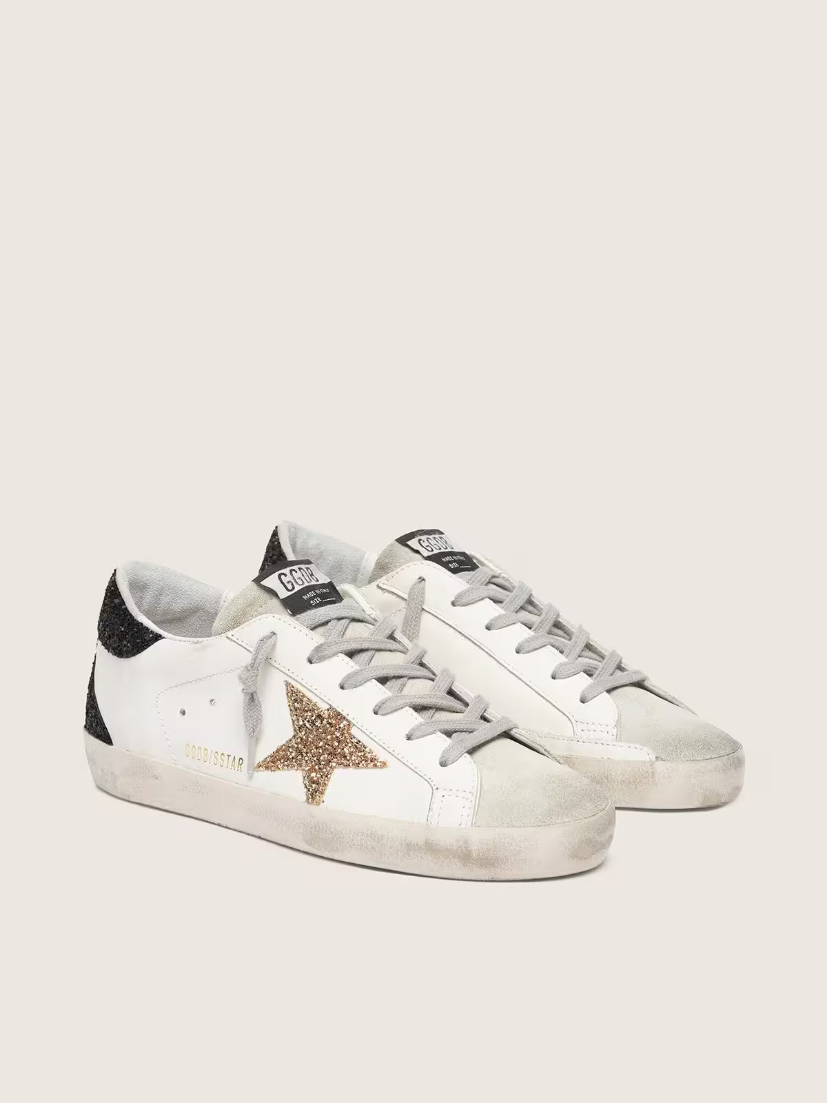 Super-Star Sneakers White / Gold / Black