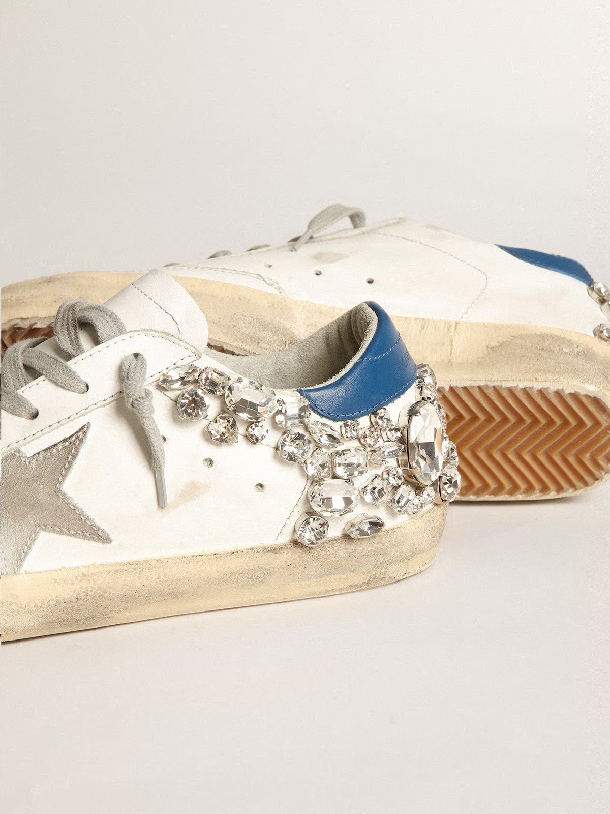 Super-Star Sneakers White Swarovski