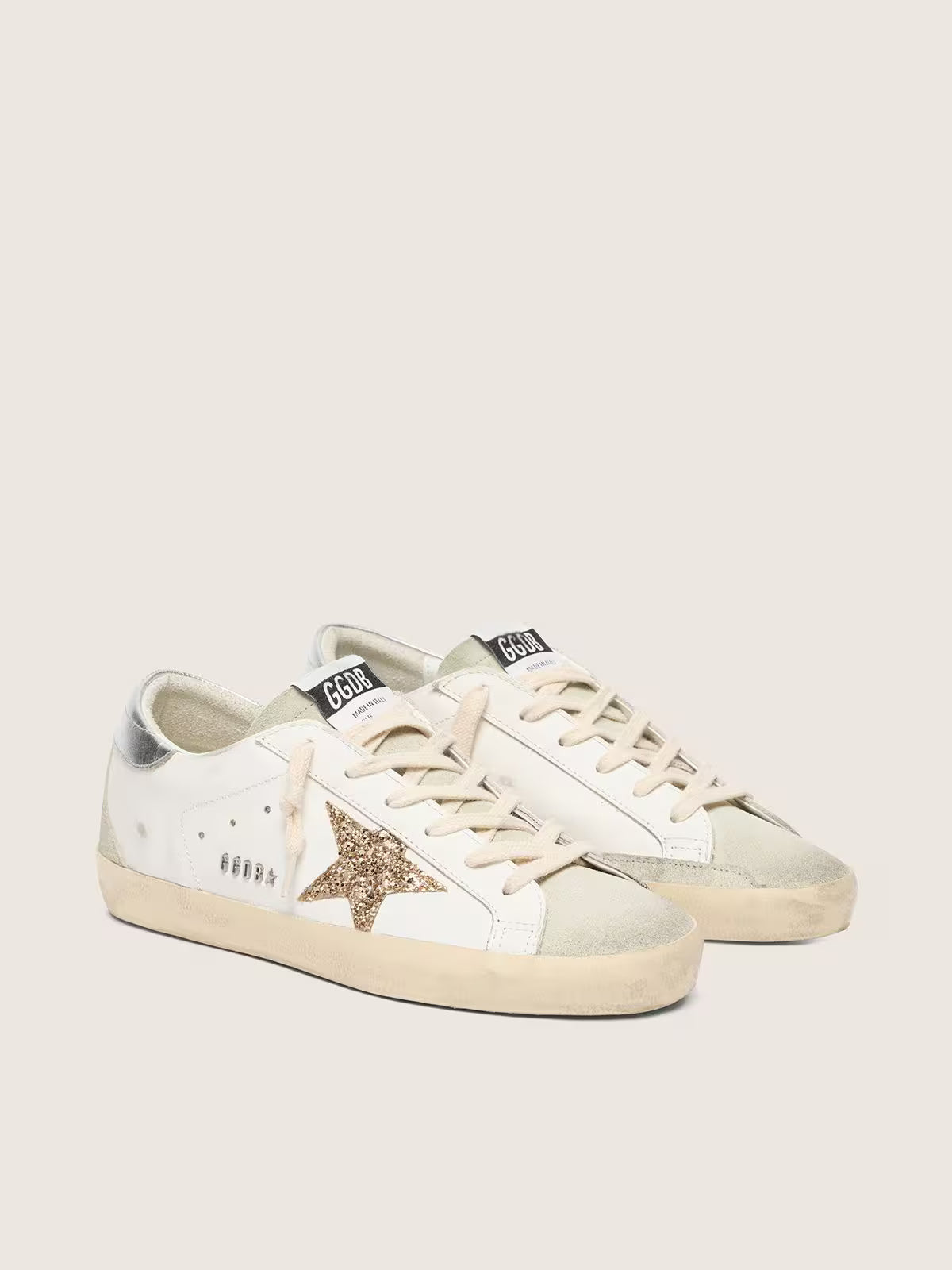 Super-Star Sneakers Gold / Ice Grey