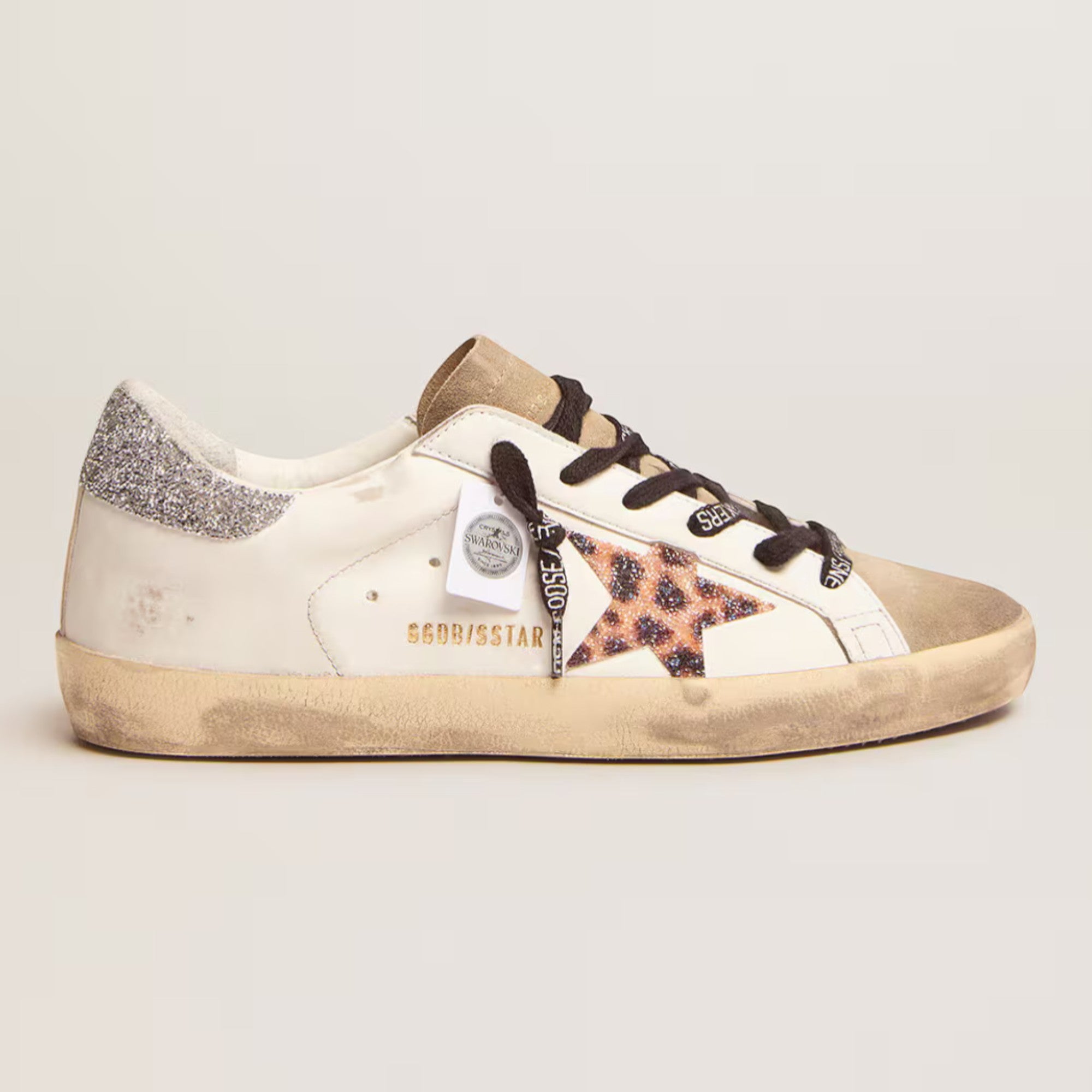 Super-Star Sneakers Leopard / Swarovski