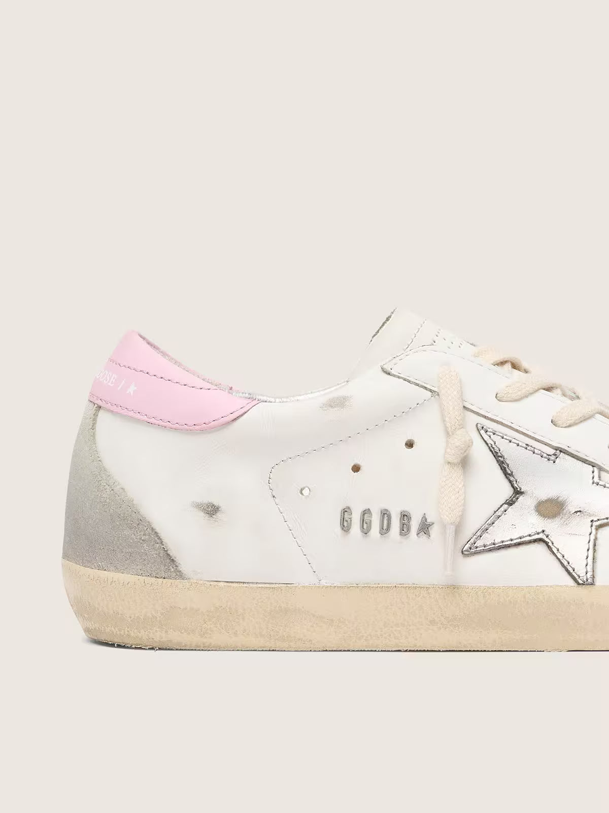 Super-Star Sneakers White / Silver / Pink