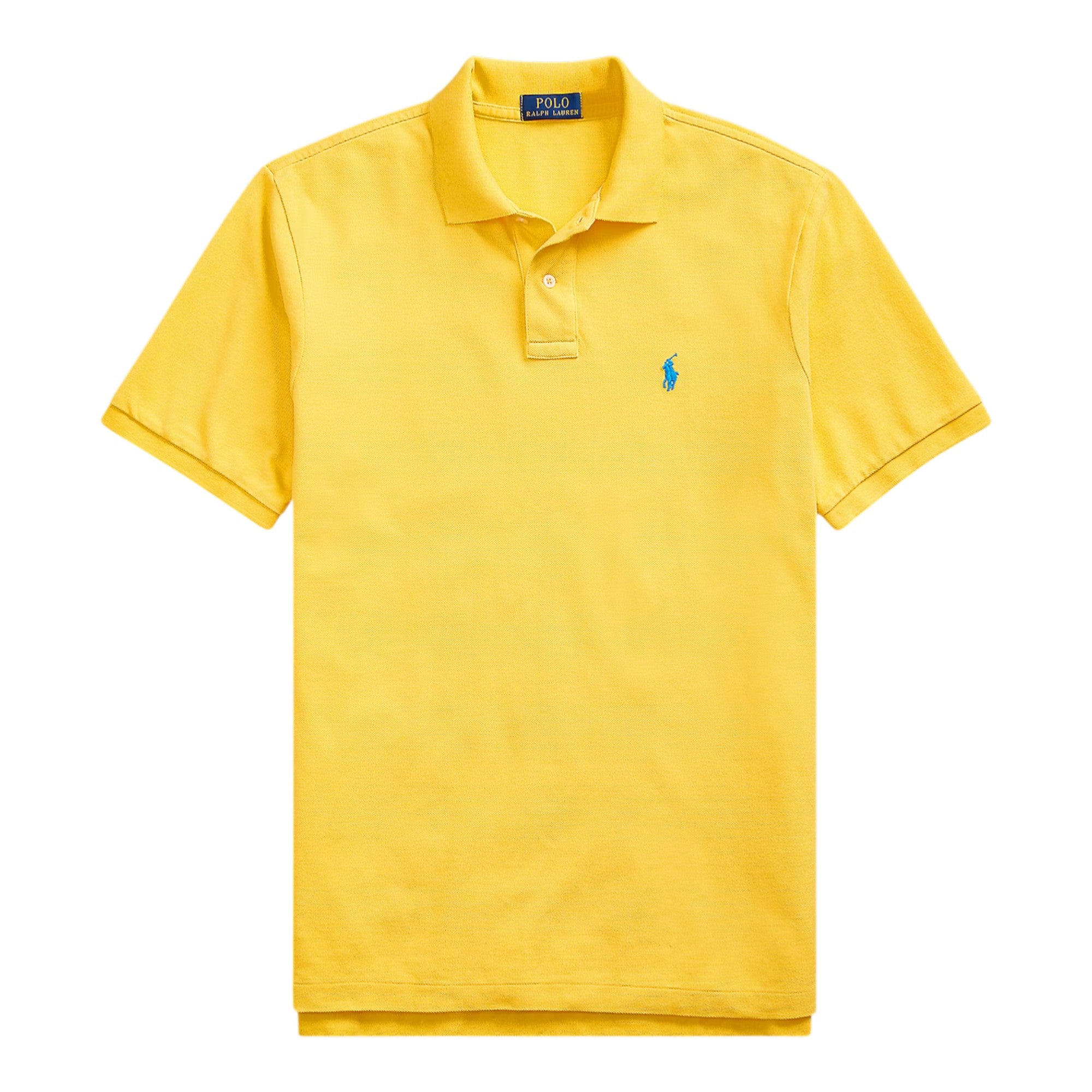 Slim Fit Mesh Polo Shirt