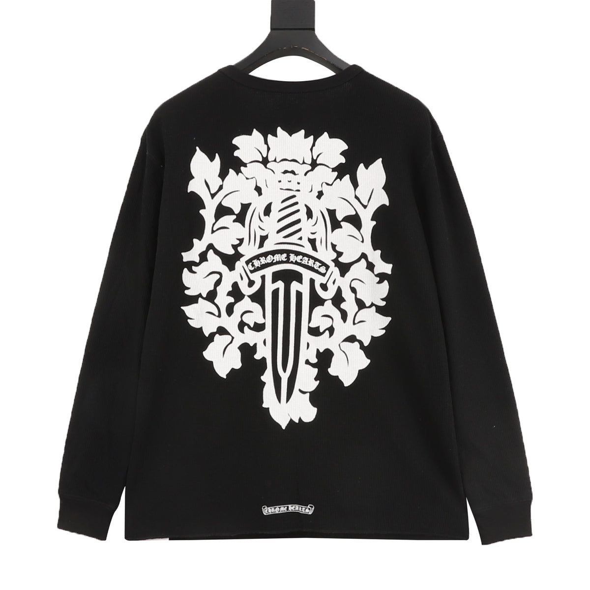 Dagger Logo Thermal Long Sleeve T-Shirt Black