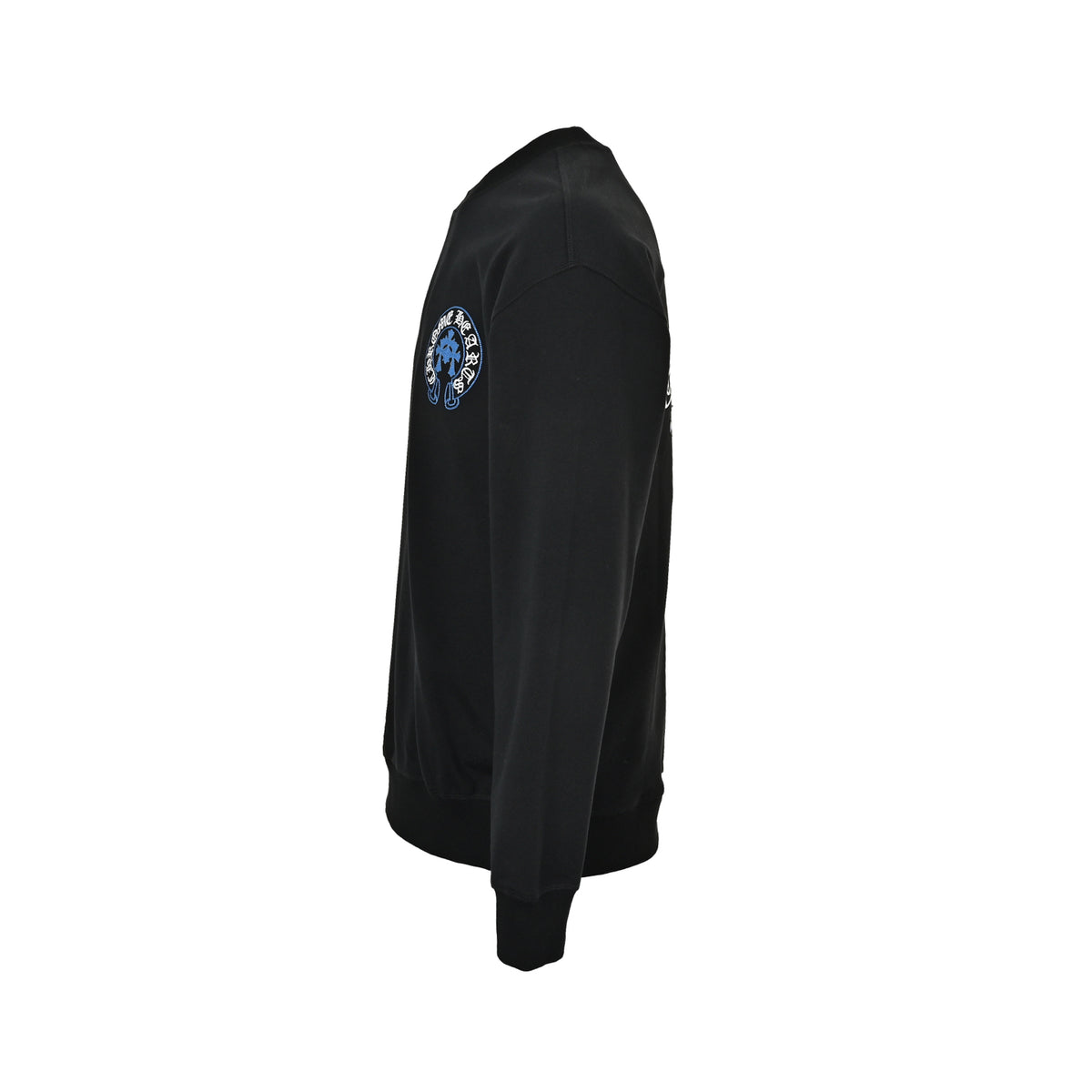 Cross Cemetery Crewneck Sweatshirt Black & Blue