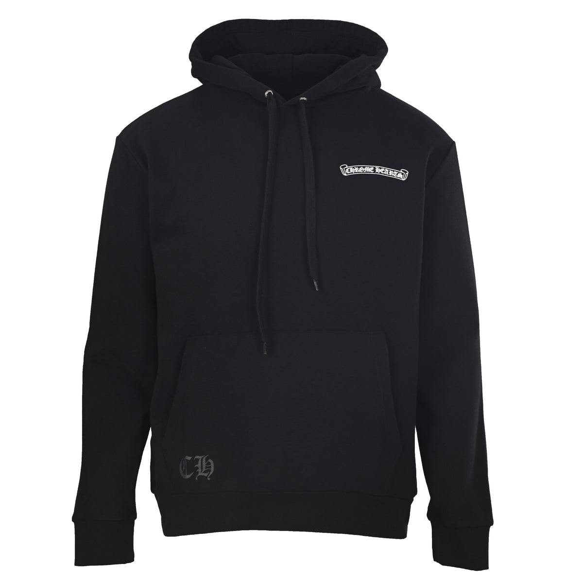 Printed Hoodie Black