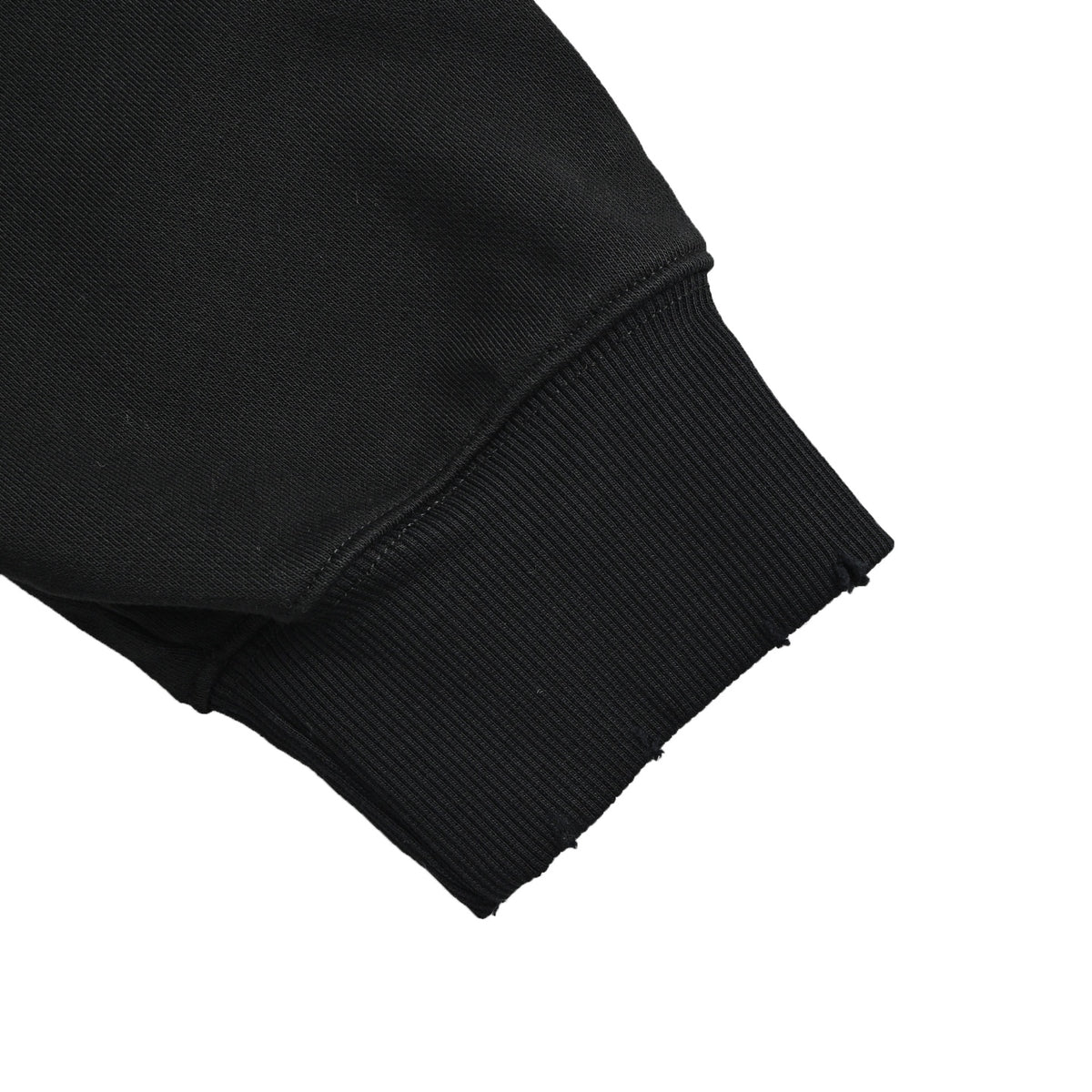 Circular Logo Pullover Hoodie Black