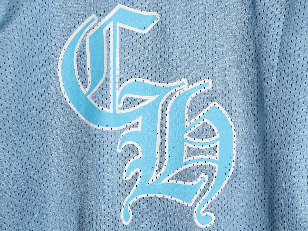Sports Mesh Warm Up Jersey Blue