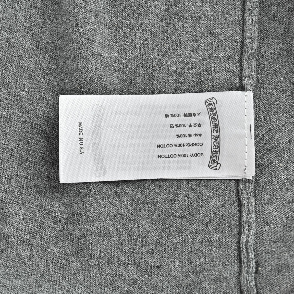 Raglan Long Sleeve T-Shirt Grey & Black