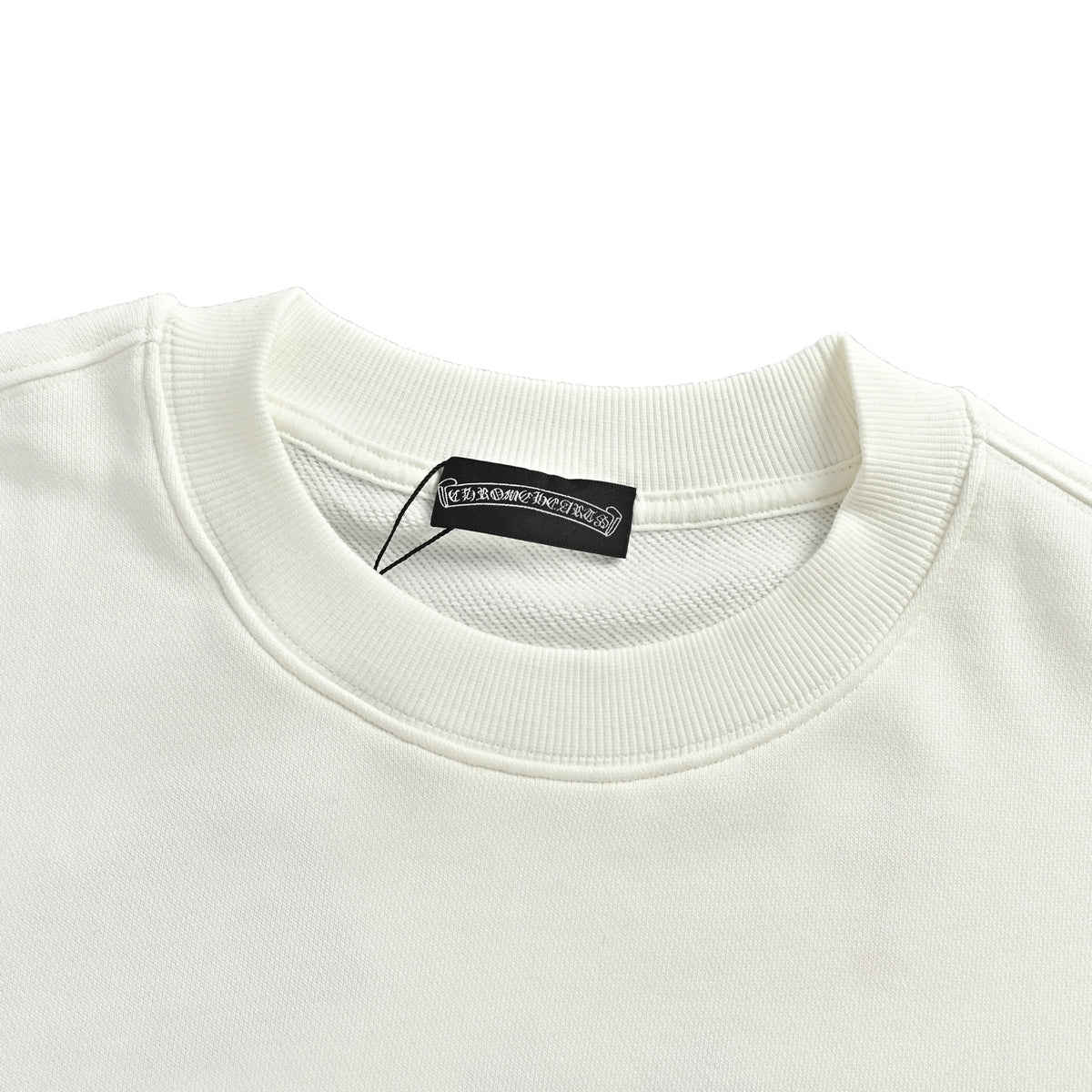 Multicolor Cross Crewneck Sweatshirt White
