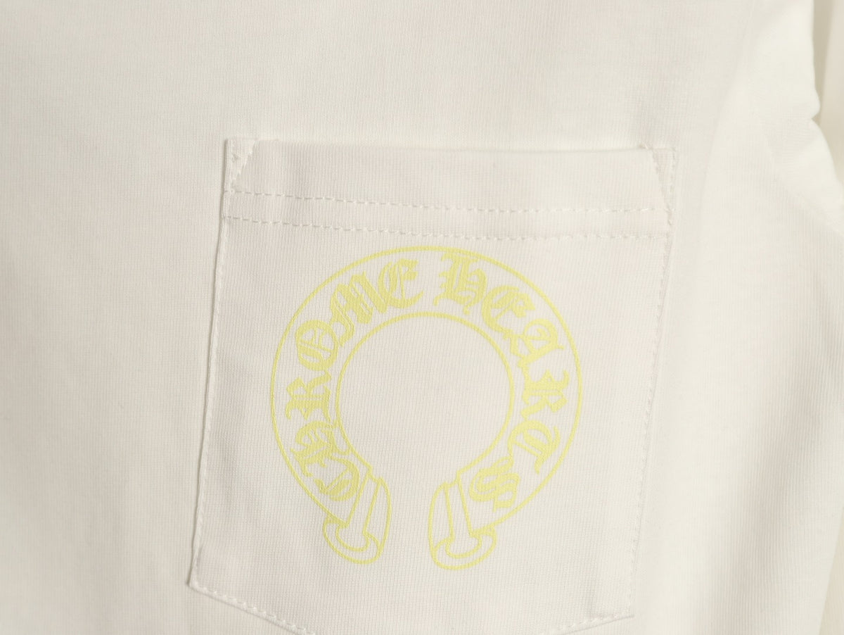 Neon Graphic Long Sleeve T-Shirt White