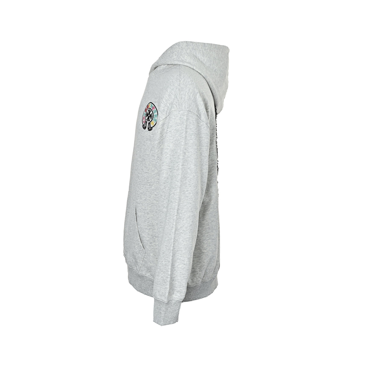 Multicolor Logo Pullover Hoodie Grey Heather
