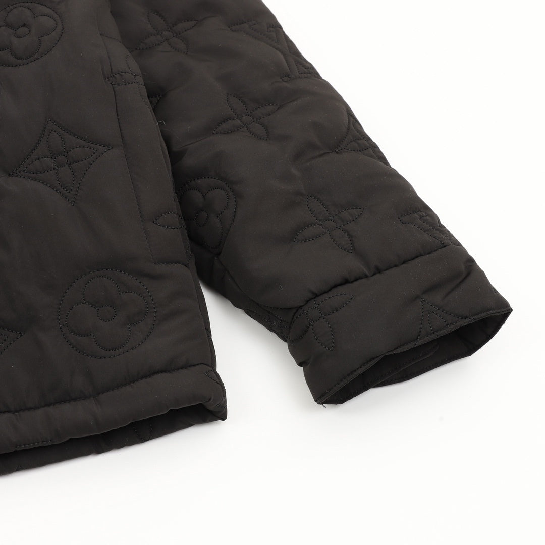 Monogram Padded Light Blouson Black