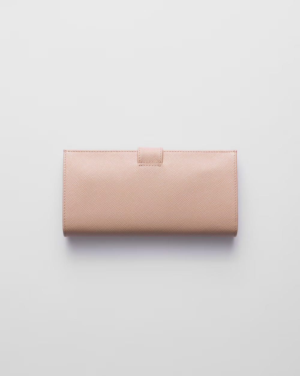 Saffiano Large Leather Wallet Powder Pink