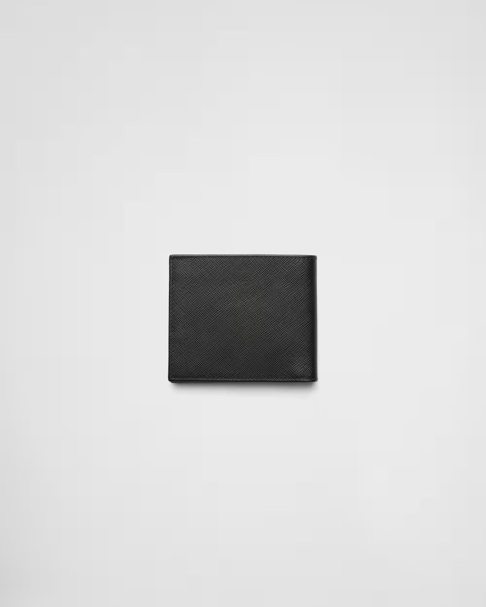 Saffiano Leather Wallet Bifold Black