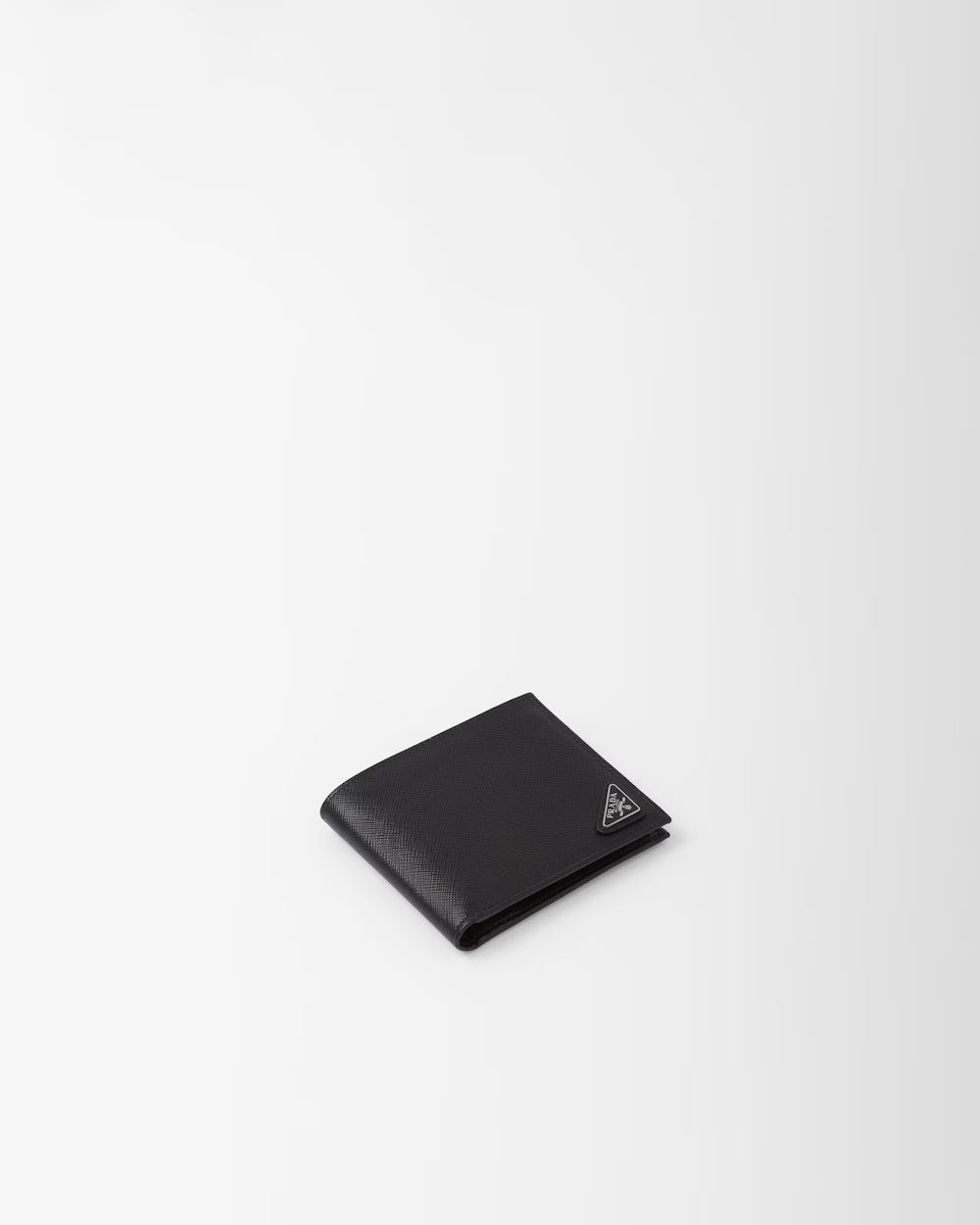 Saffiano Leather Wallet with Coin Purse Black