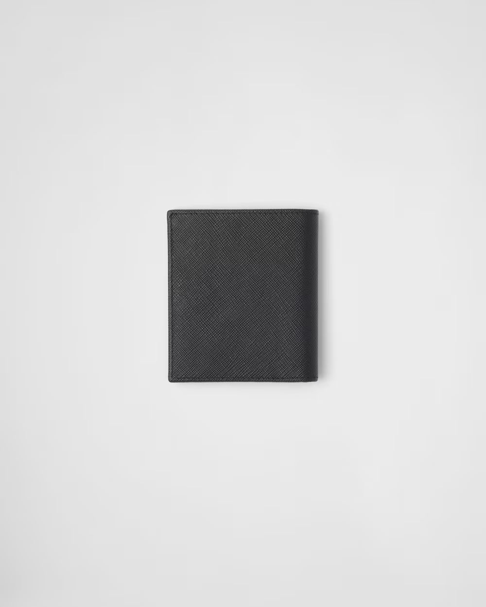 Large Saffiano Leather Wallet Black