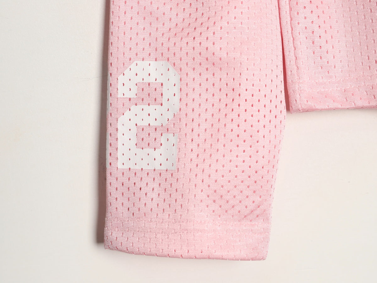 Love You Mesh Warm Up Jersey Pink