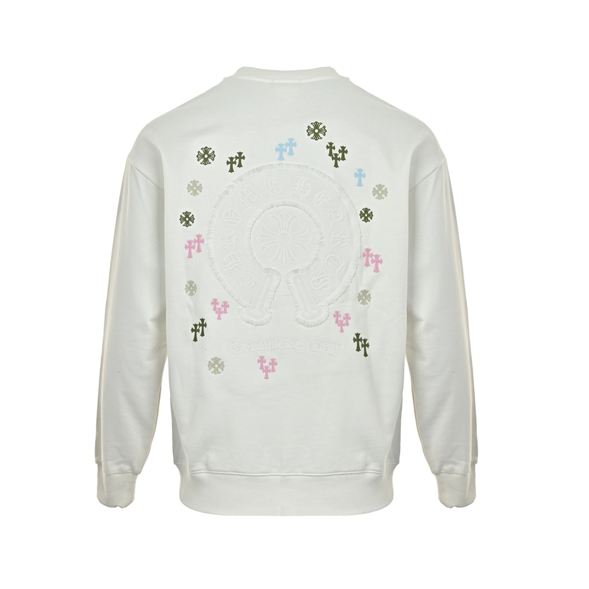 Multicolor Cross Crewneck Sweatshirt Off-White
