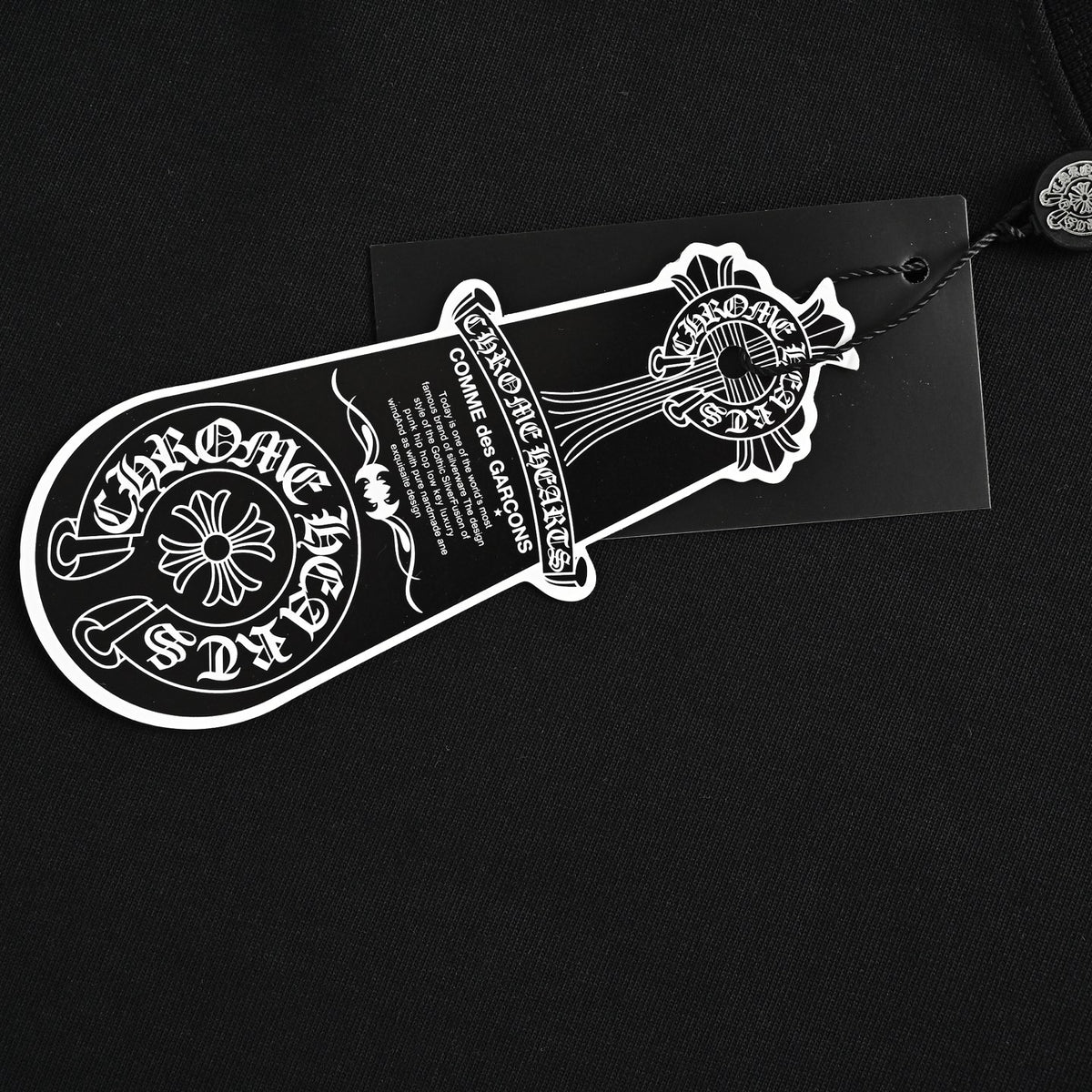 Red Cross Patch Long Sleeve T-Shirt Black