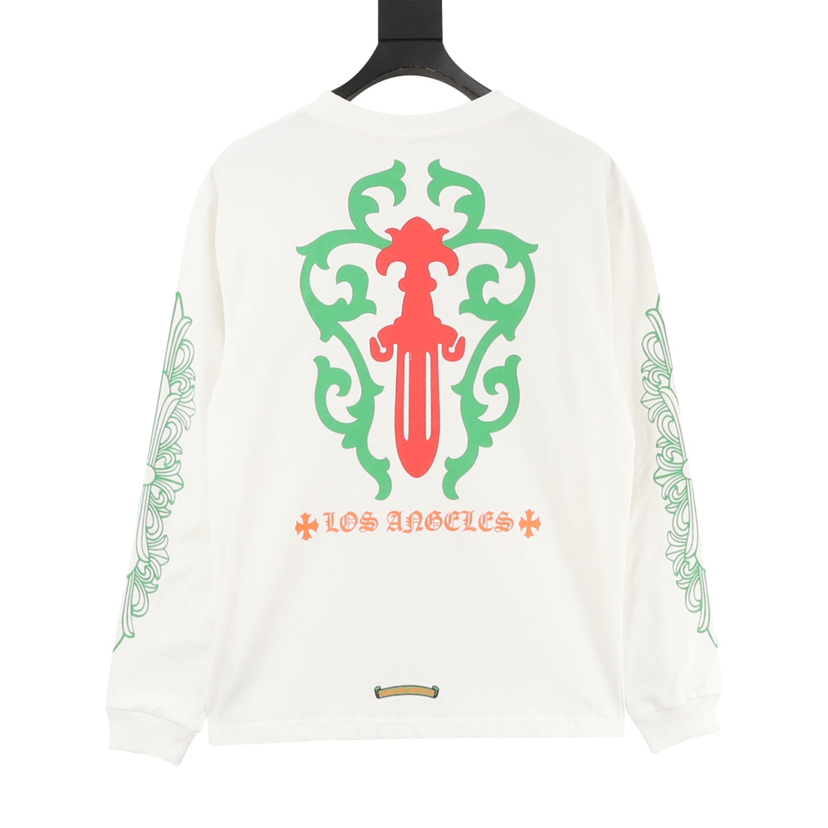 Vine Dagger Los Angeles Long Sleeve Pocket T-Shirt White