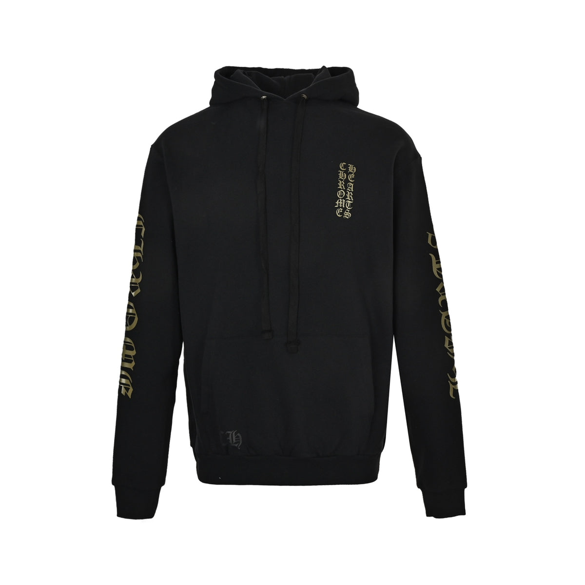 Vertical Logo Hoodie Black