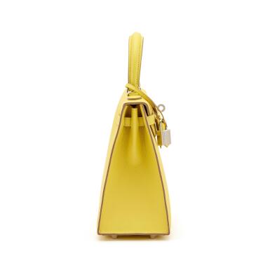 Lime Epsom Leather Palladium Hardware